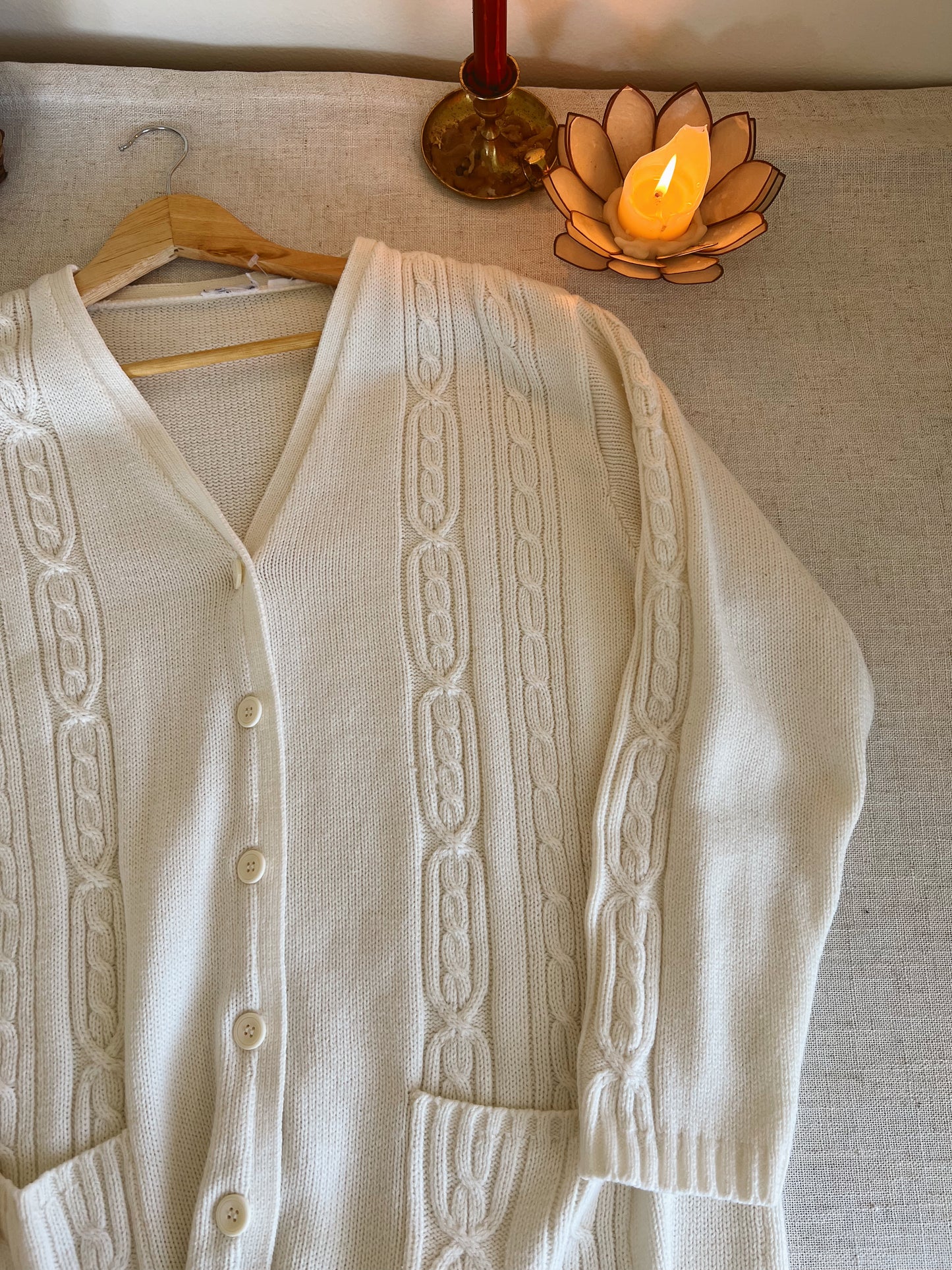 Cozy Vtg Cardigan (XL)
