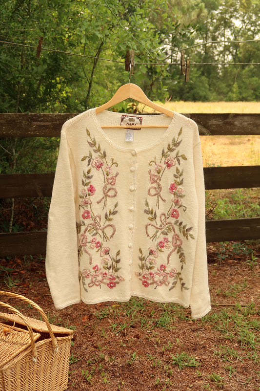 Precious Vintage Knit Cardigan (XS-M)