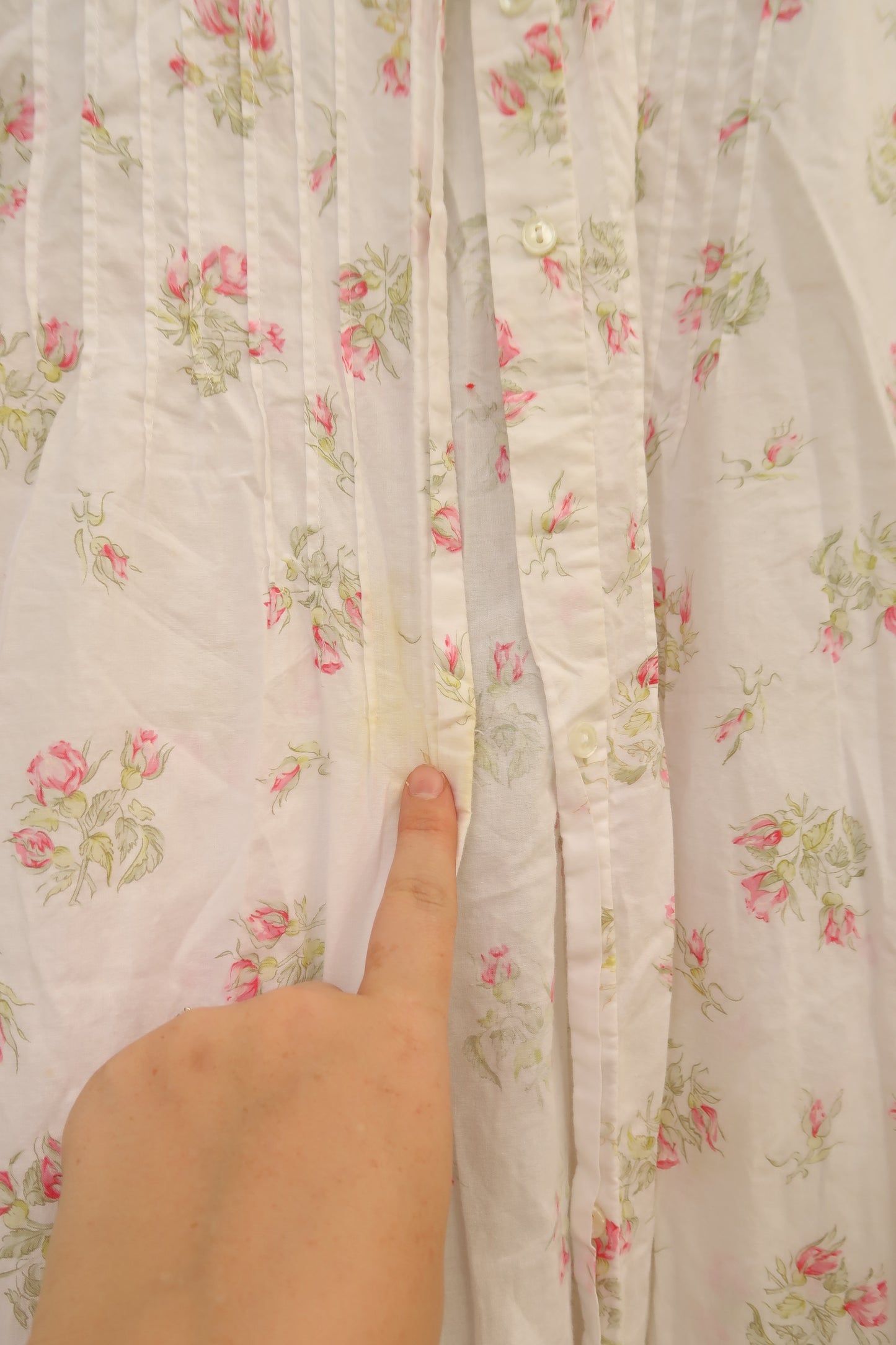 Vintage Floral Nightgown Set (1X/2X)