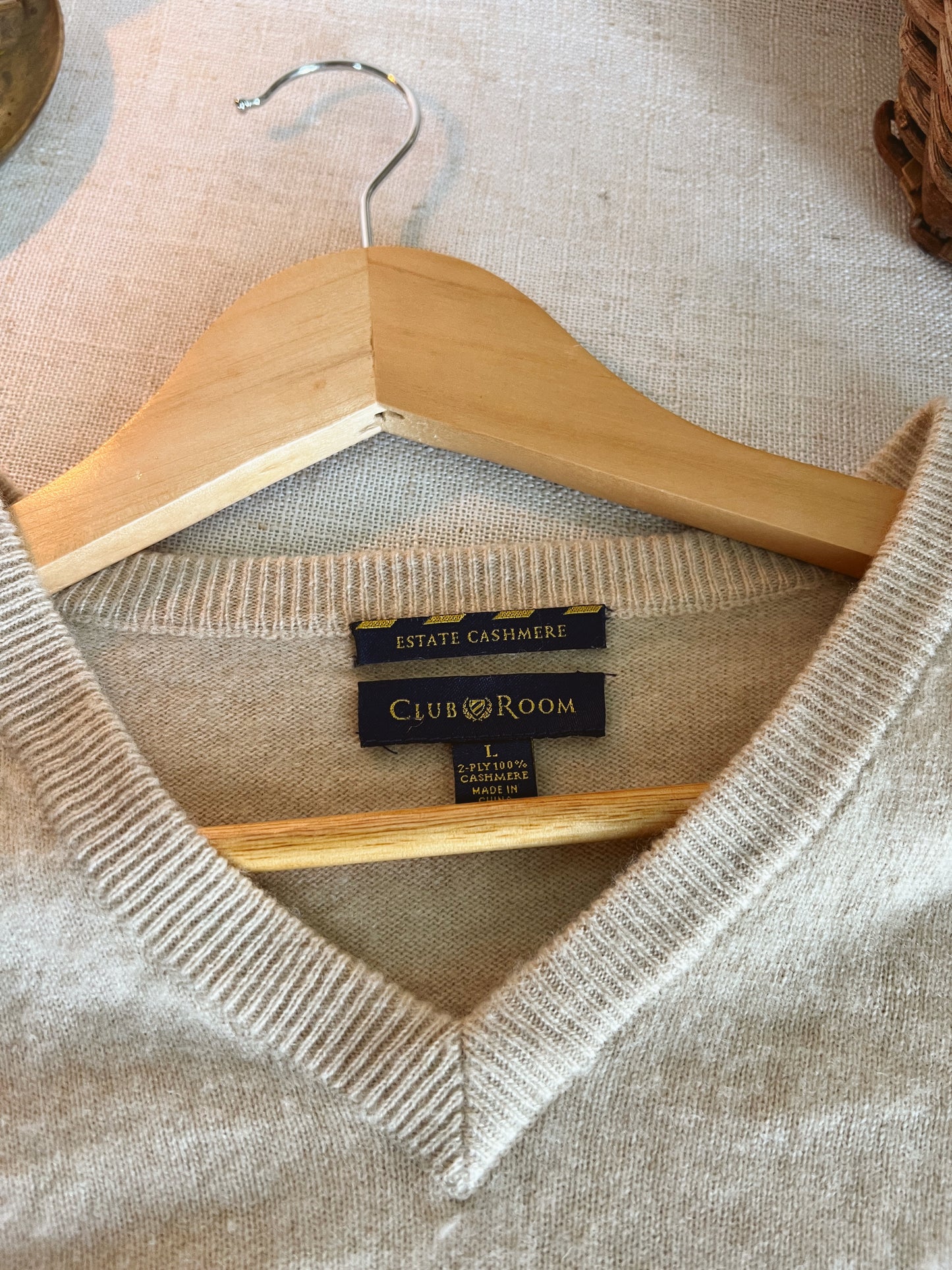 Vintage Cashmere Sweater (XL)