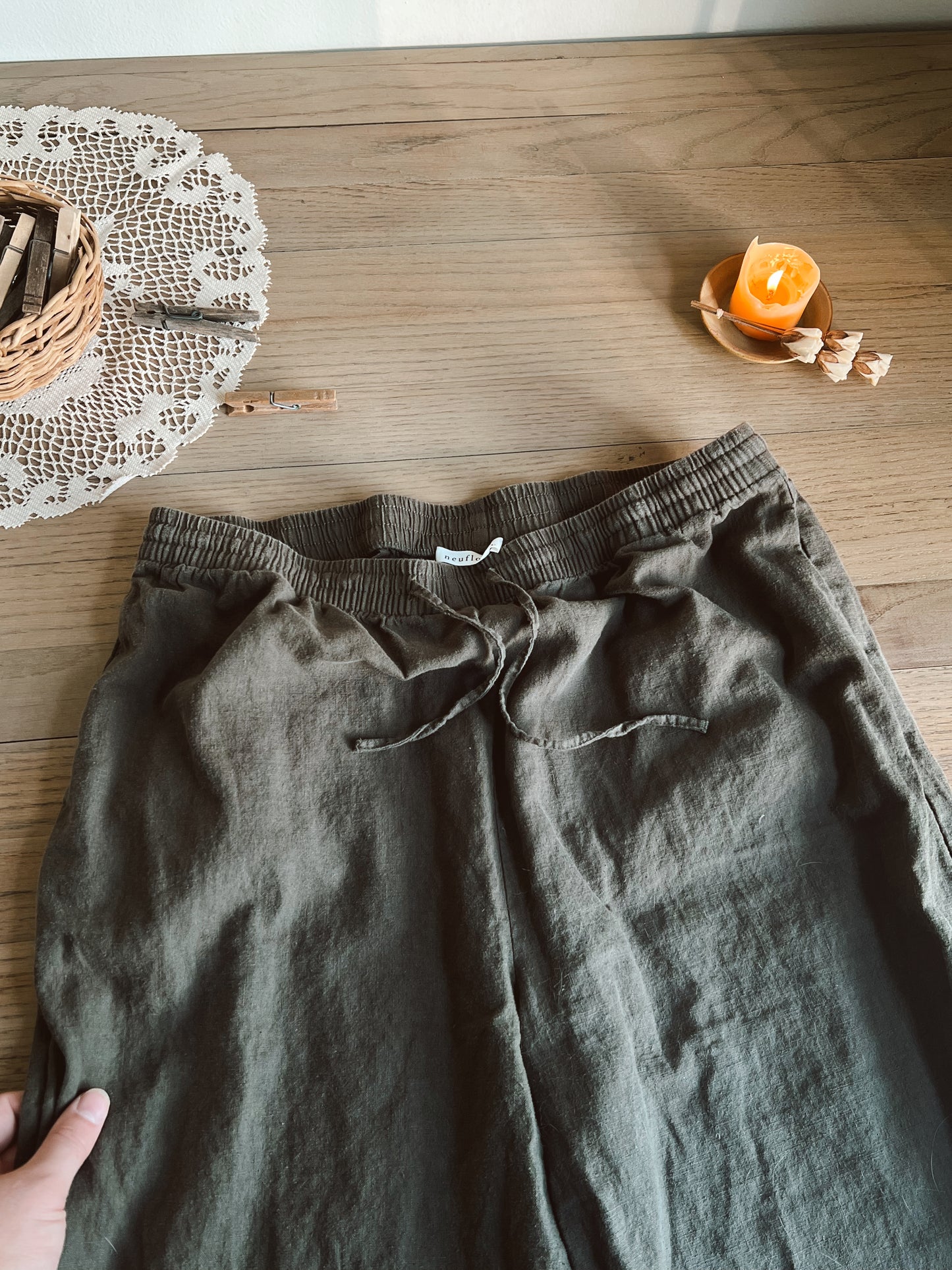 Olive Green Neuflora Pants (XL)
