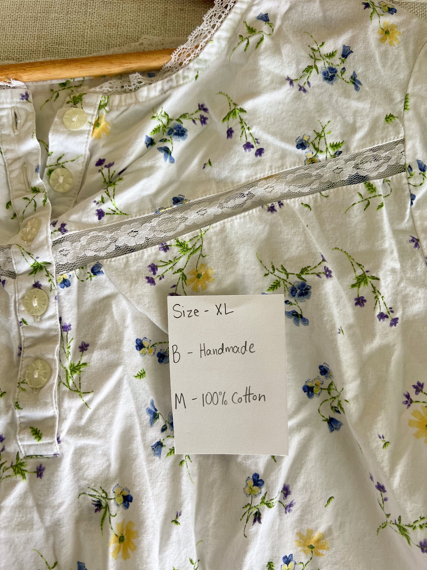 Handmade Dainty Blouse (XL)