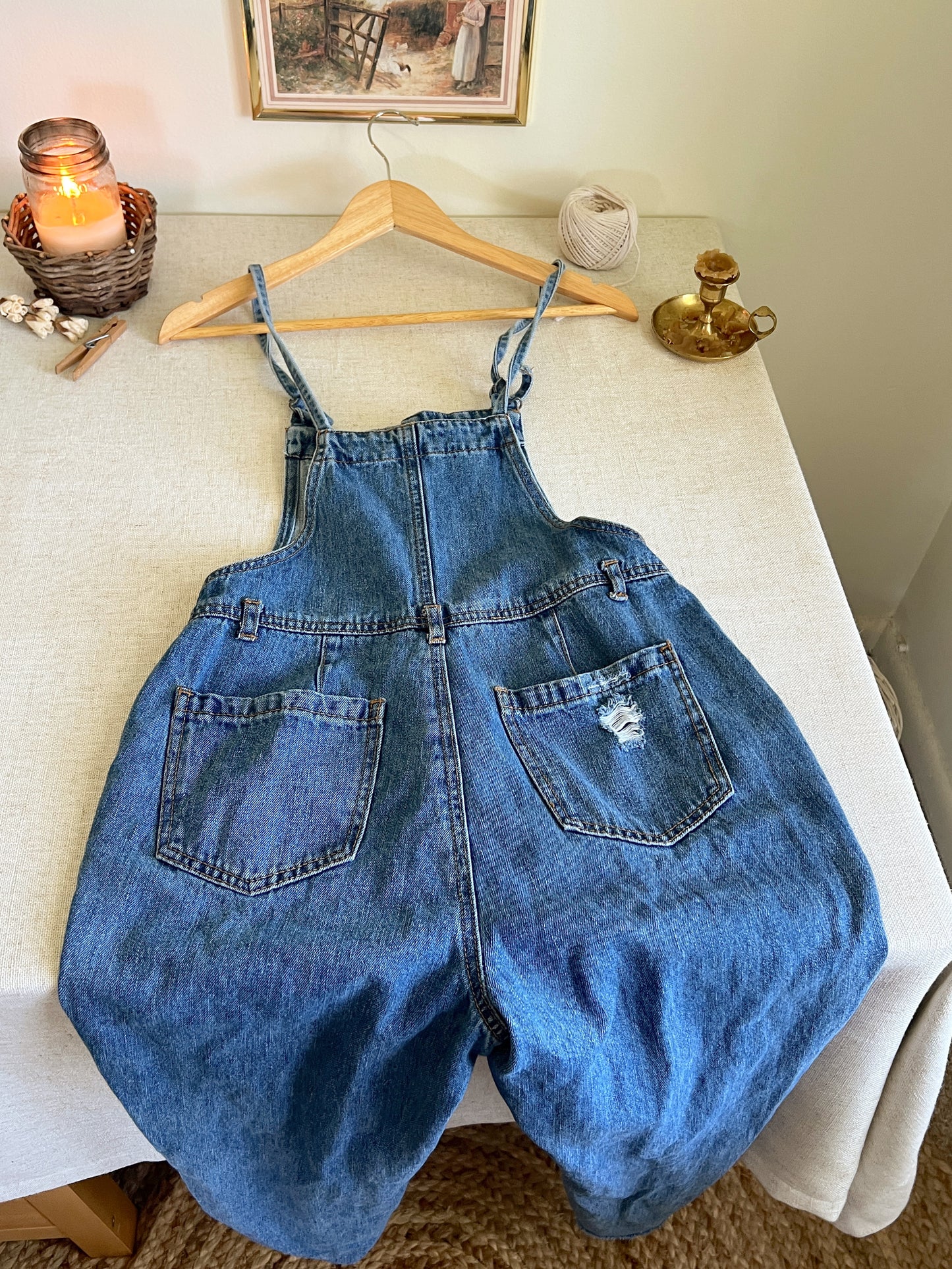 Denim Overalls (S)