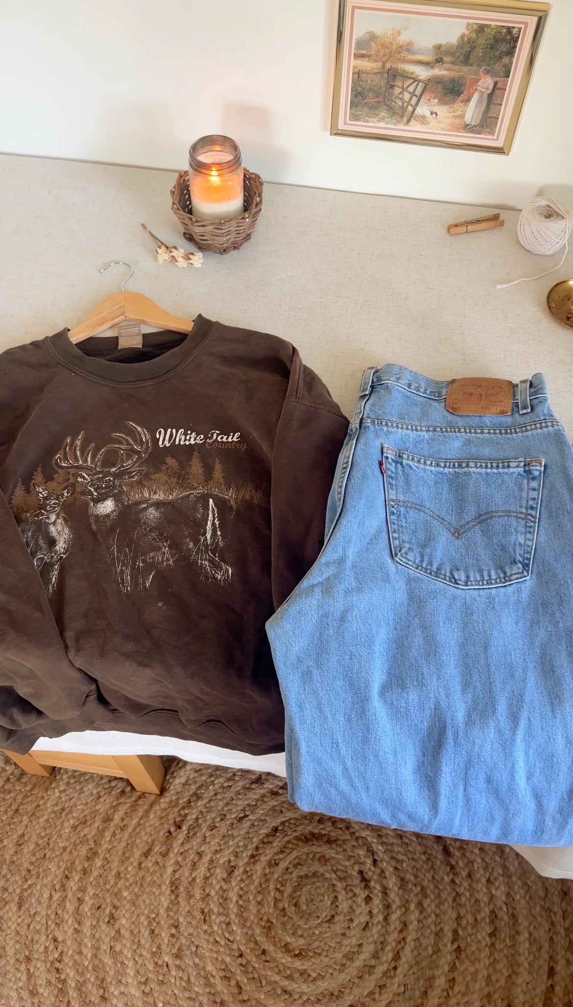 White Tail Deer Crew (XXL)