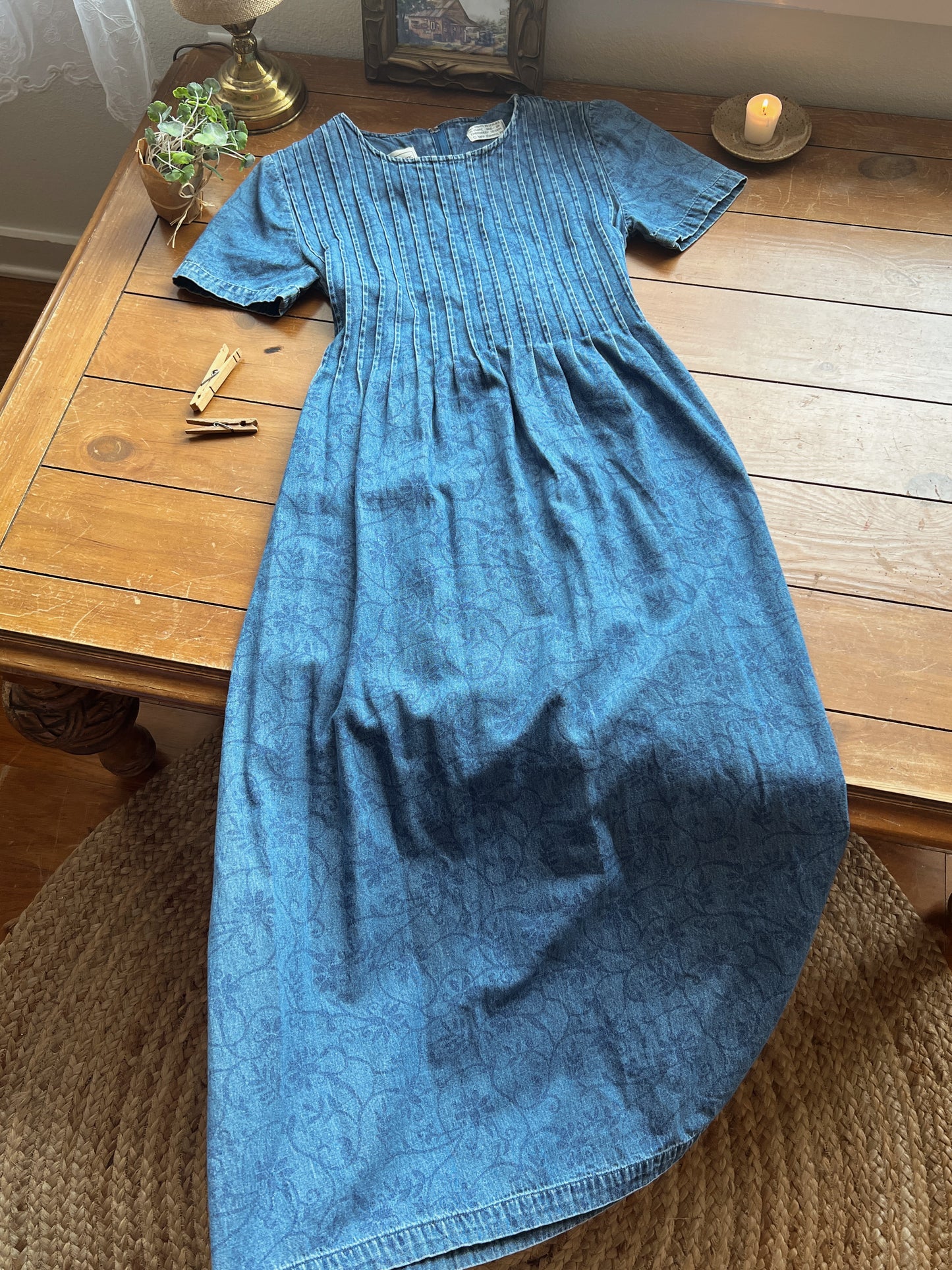 Vtg Denim Dress (8)