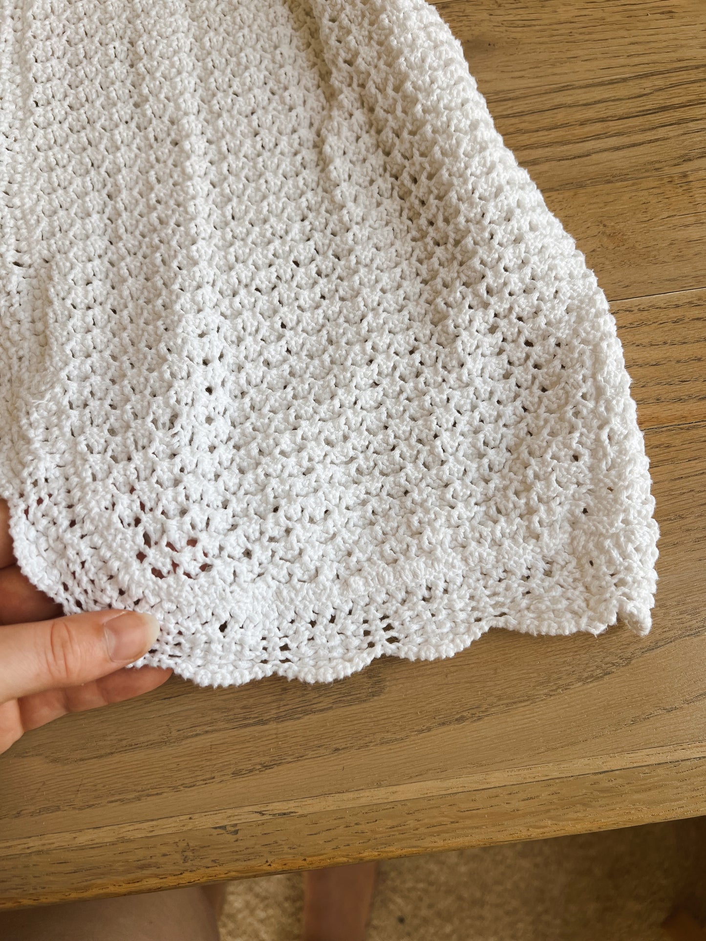 Cotton Crochet Cardigan (2x/3x)