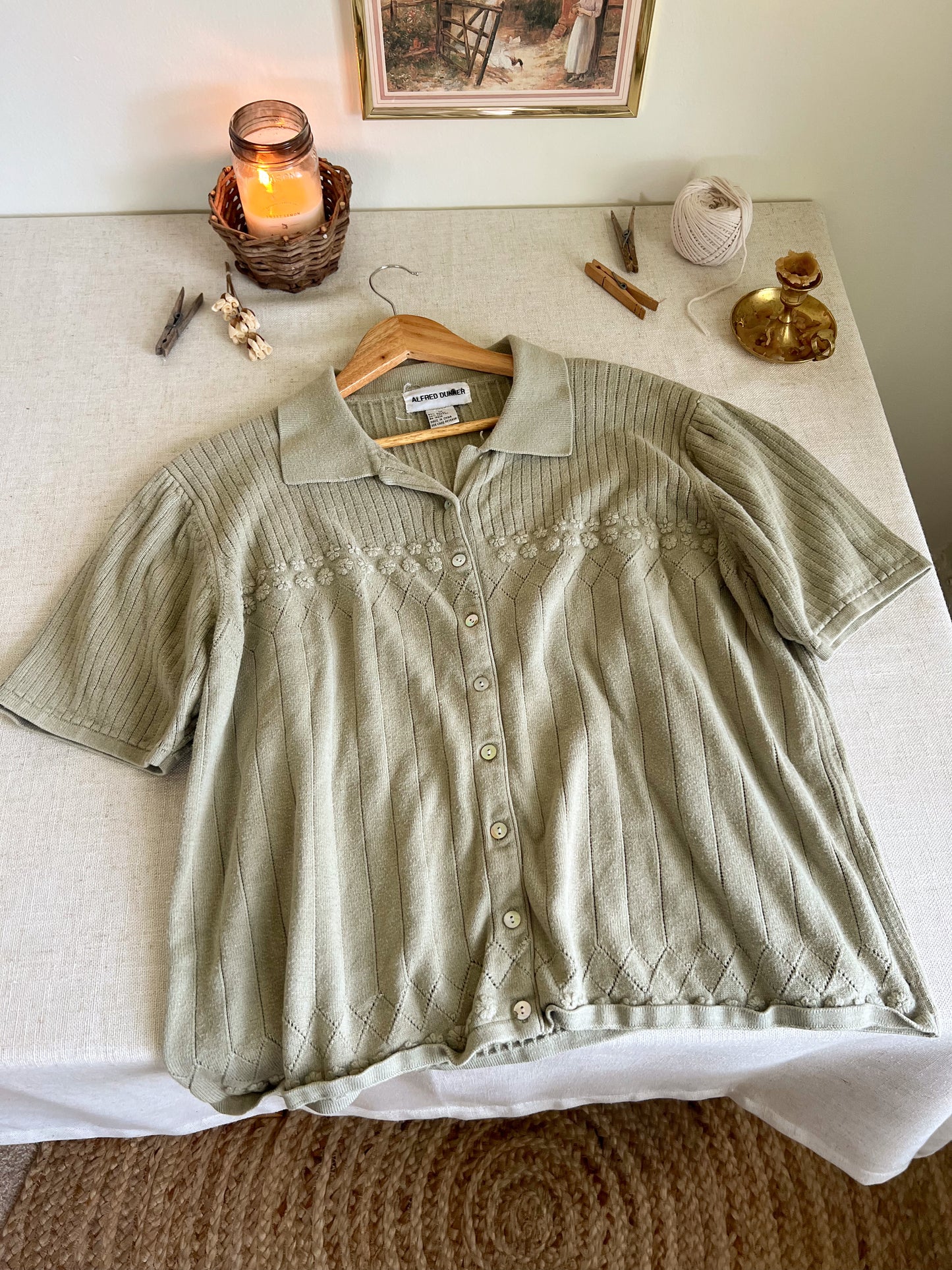 Dainty Floral Blouse (XL)