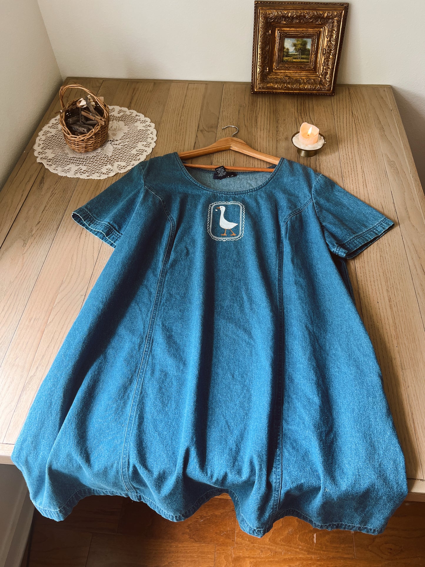 Vintage Denim Duck Dress (20W)