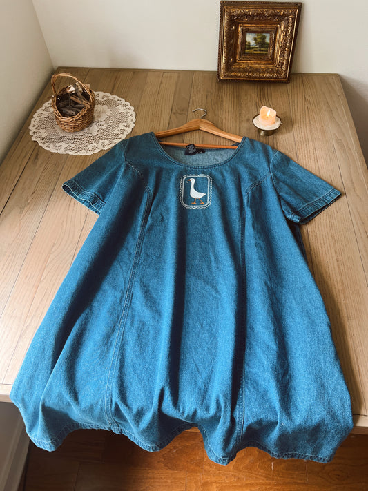 Vintage Denim Duck Dress (20W)