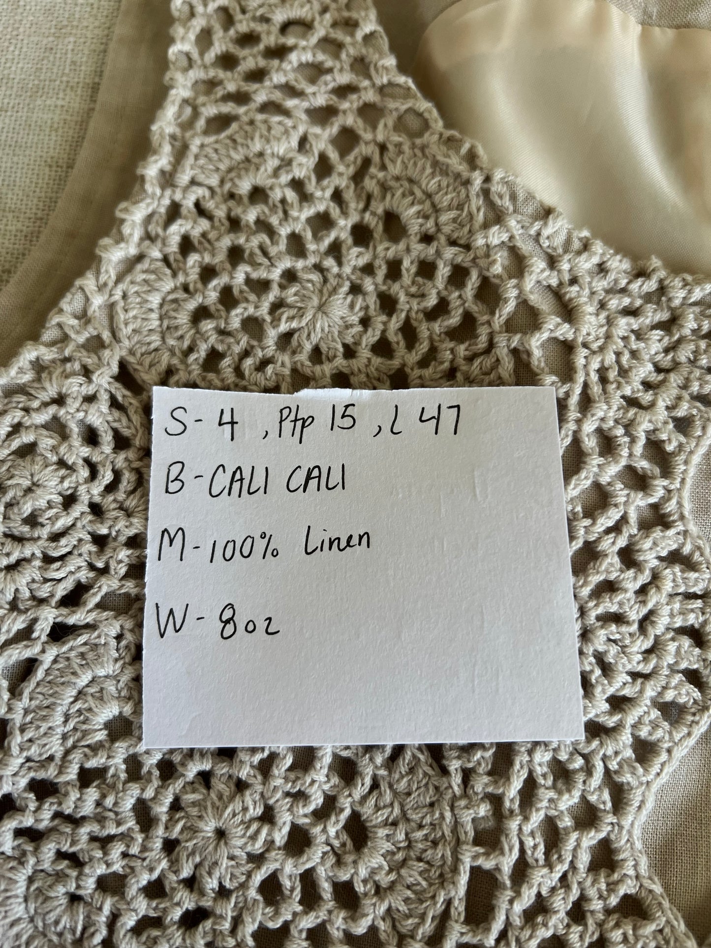 Vintage Linen Dress (4)
