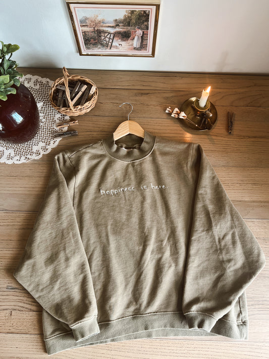 Happiness is Here Crew (L/XL)