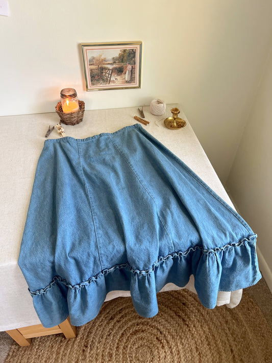 Vintage Denim Skirt (18)