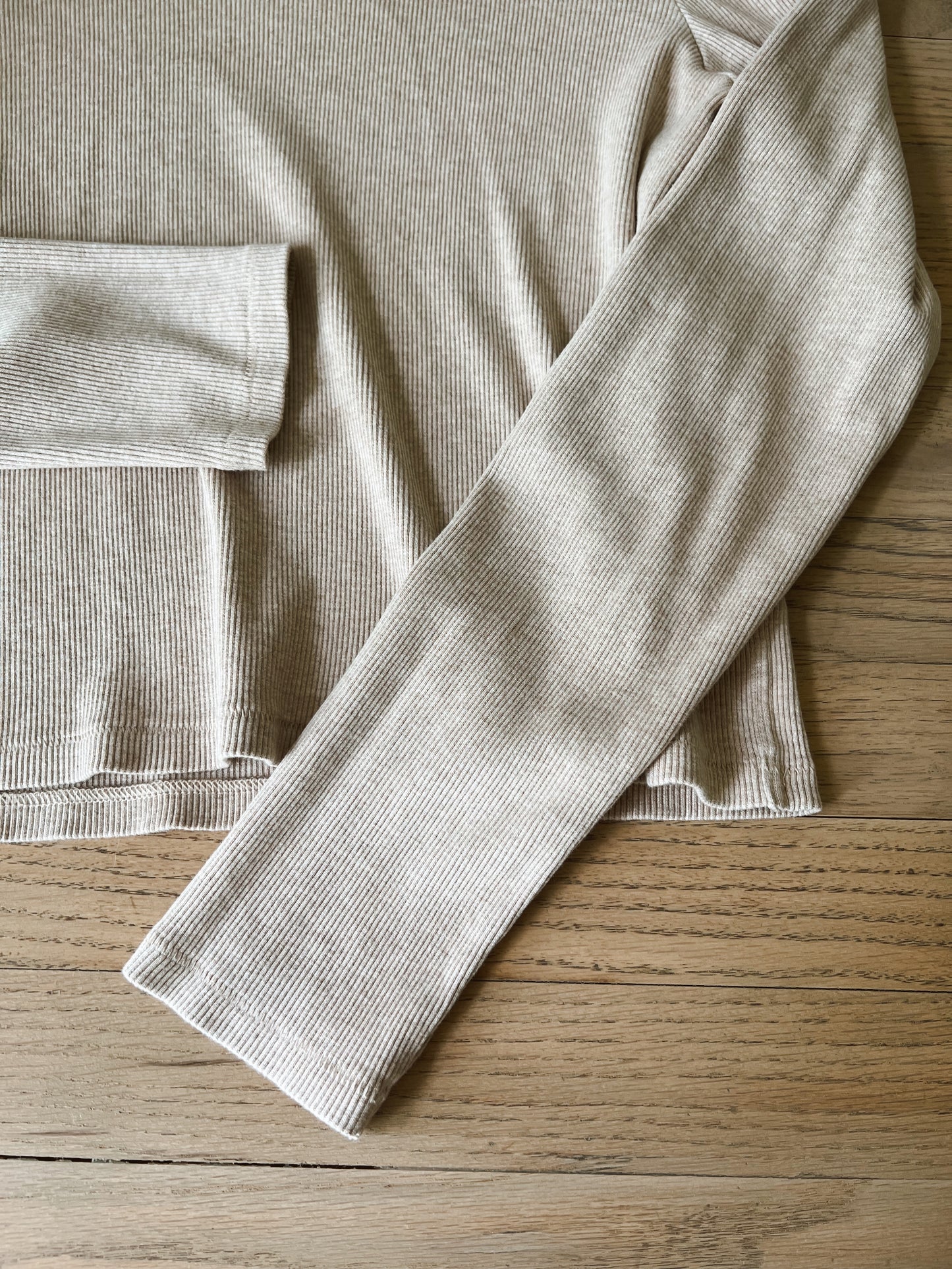 Ribbed Cotton Blouse (XL)
