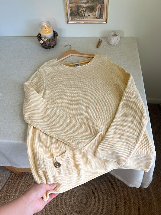 Vtg Knit Sweater (XL)