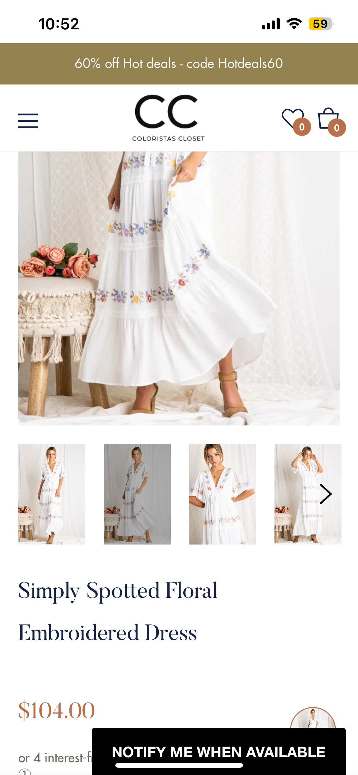 Gorgeous Maxi Dress (L)