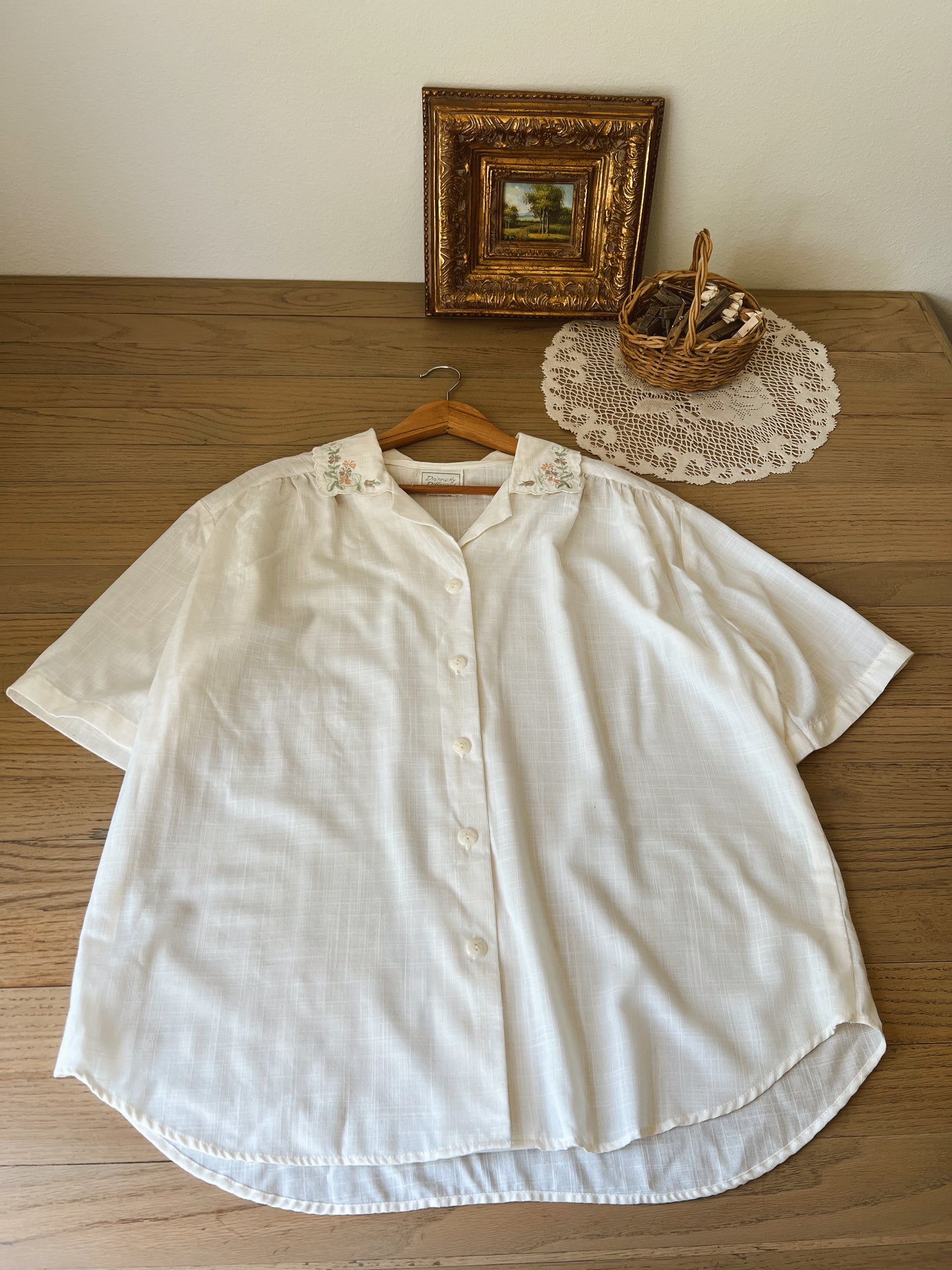 Adorable Vintage Blouse (XXL)