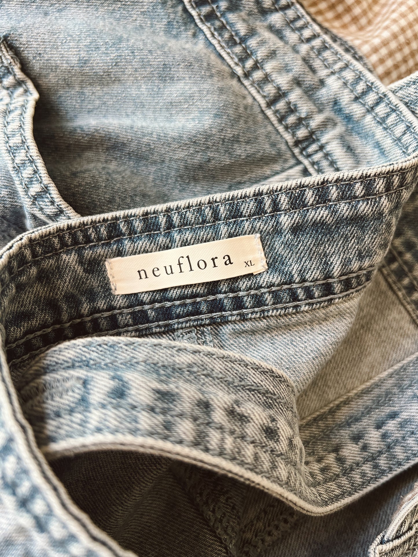 Neuflora Denim Overall Dress (XL)