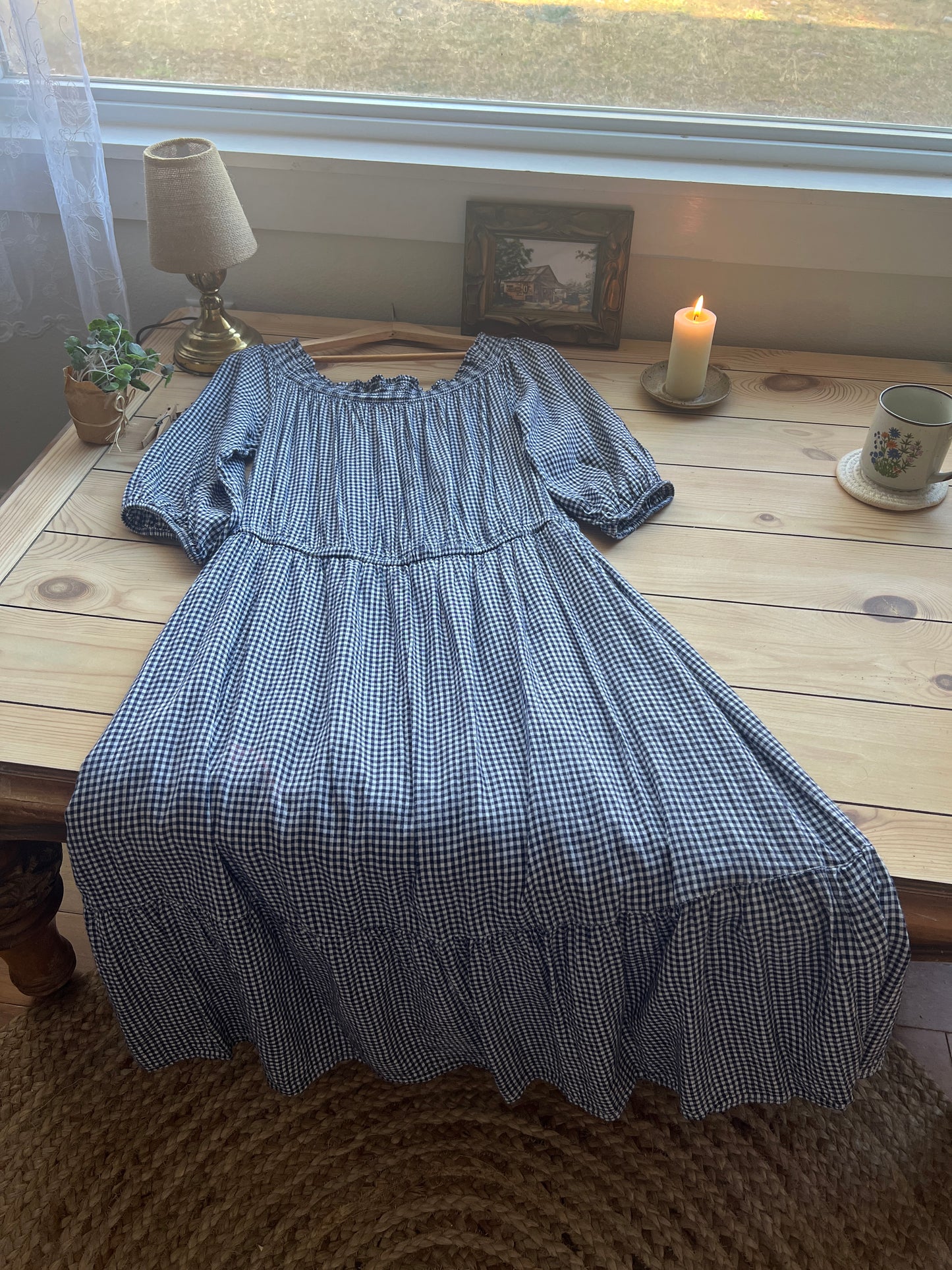 Gingham Dress (L)