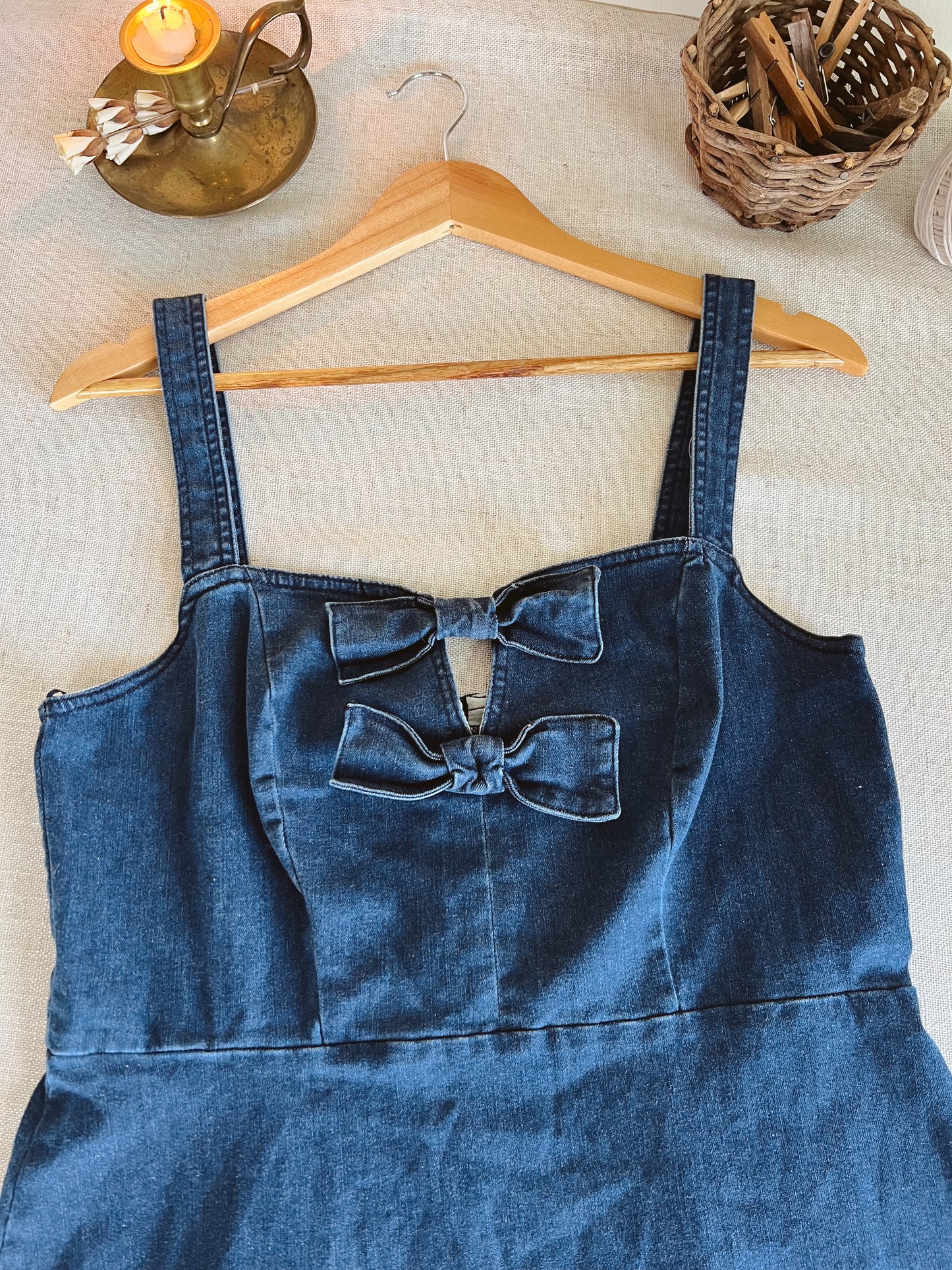 Adorable Denim Dress (L)