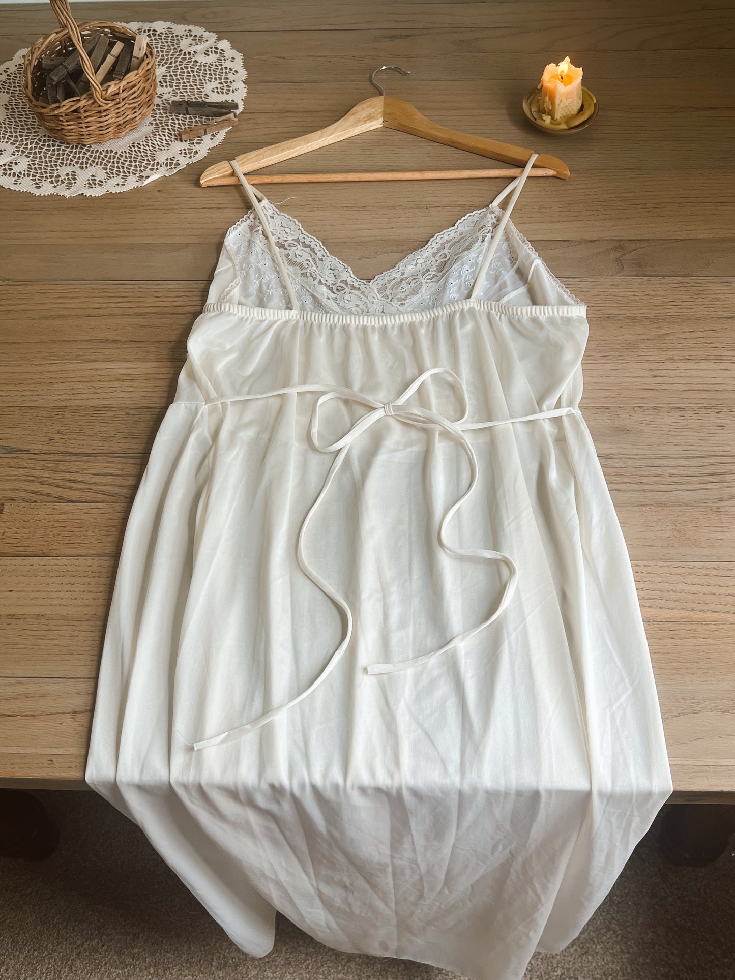 Bridal/Lace Nightgown (XL)