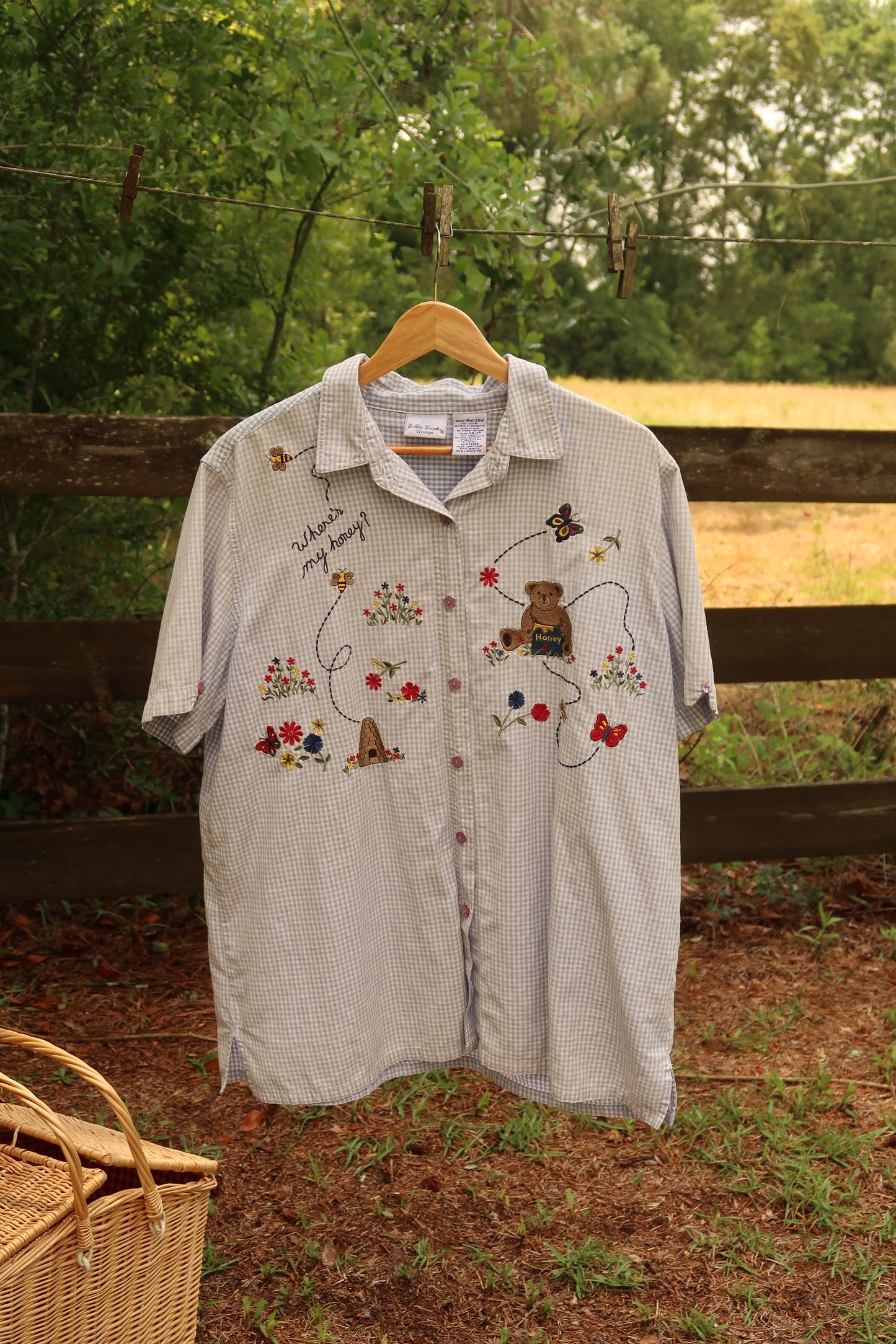 Vintage Embroidered Blouse (18/20W)