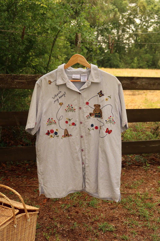 Vintage Embroidered Blouse (18/20W)