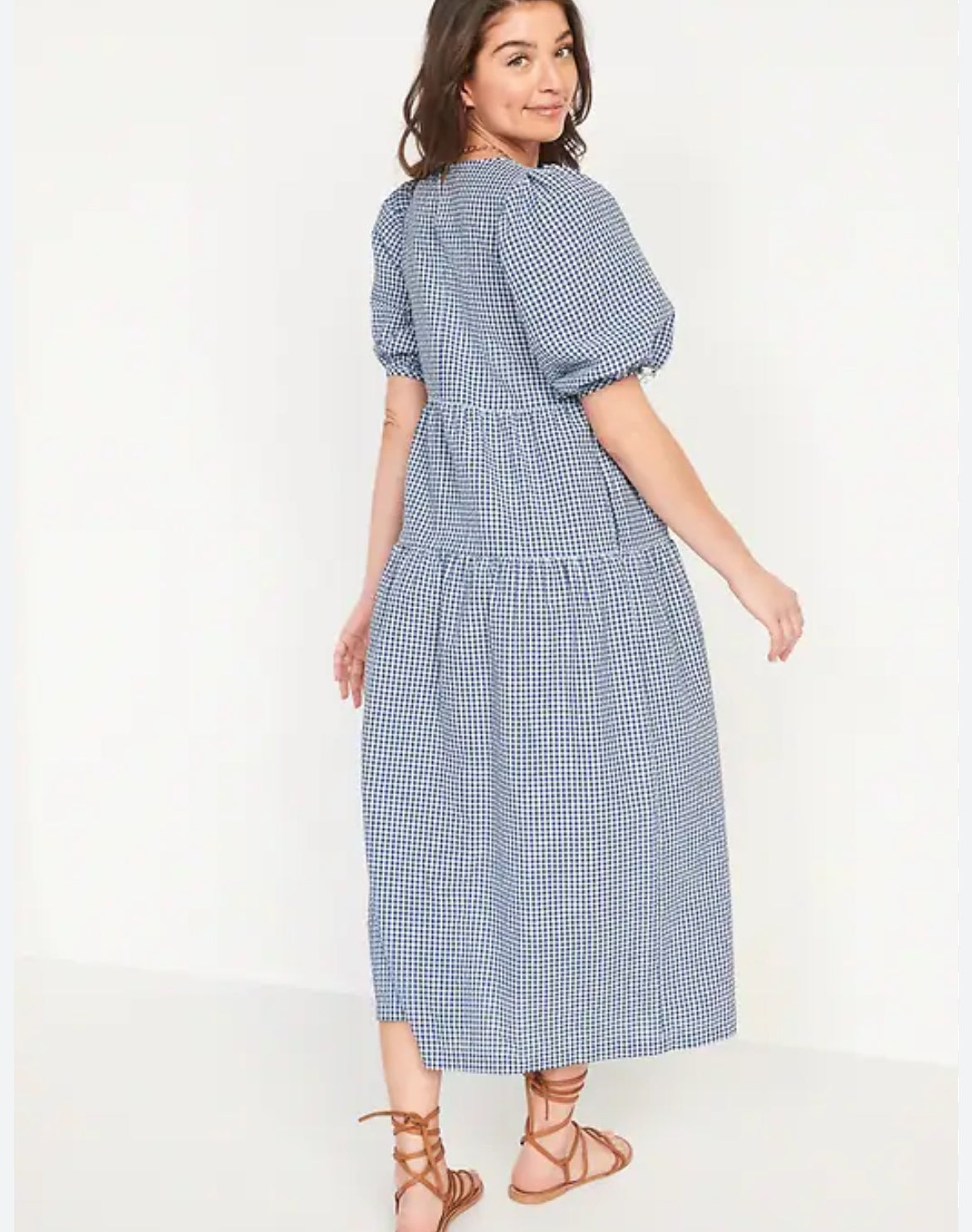 Gingham Dress (L)