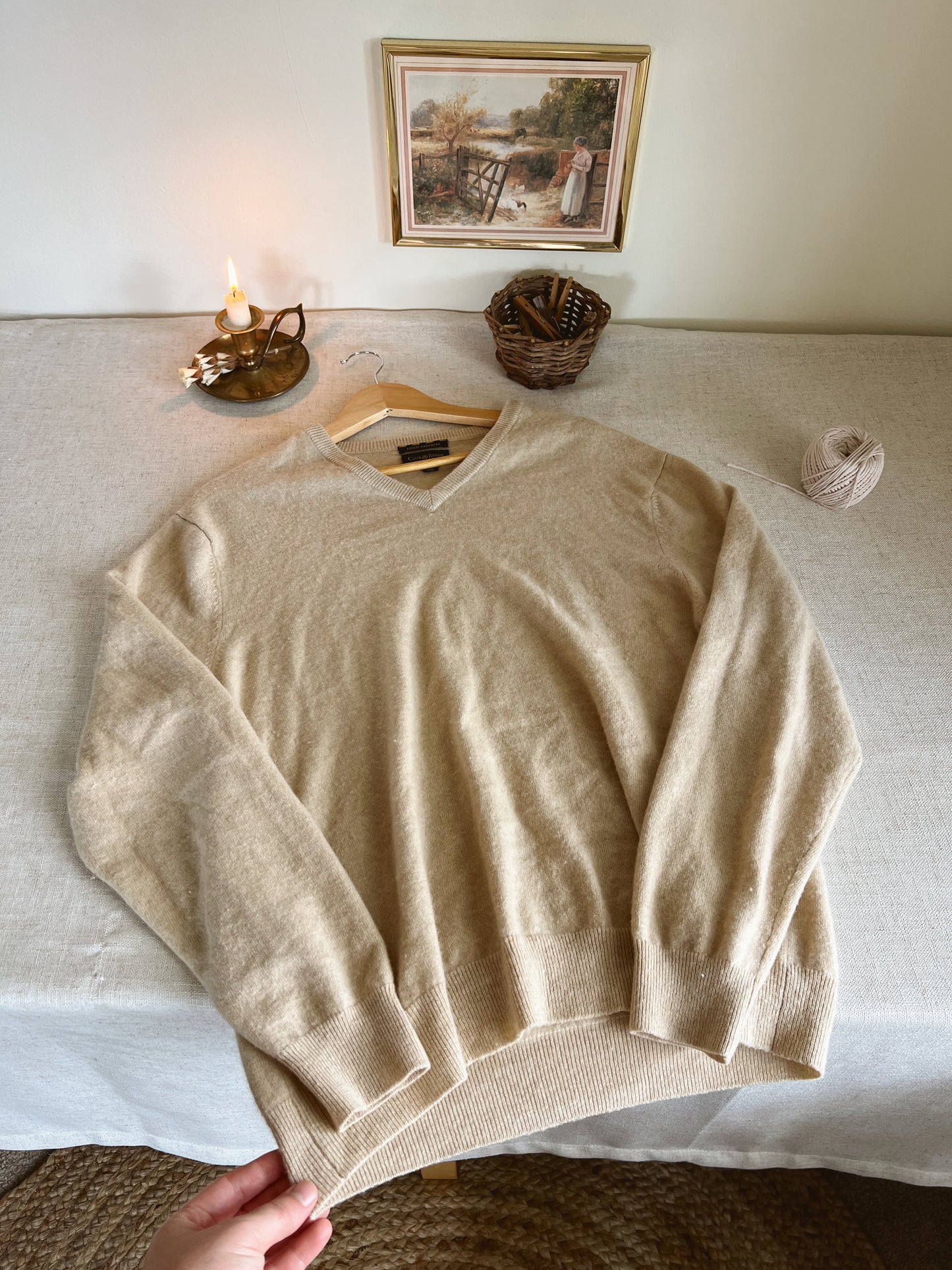 Vintage Cashmere Sweater (XL)