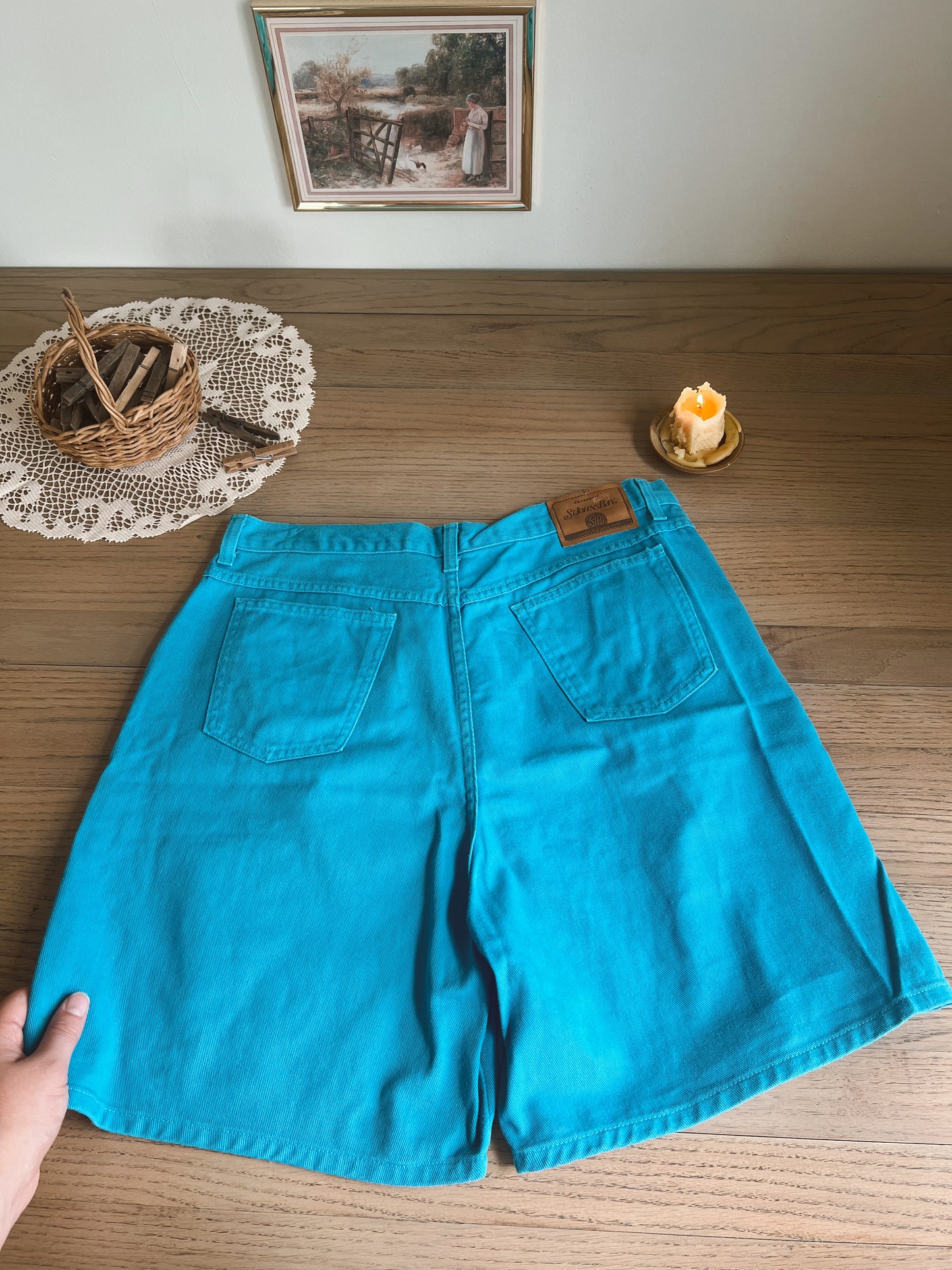 Vintage Denim Shorts (34”W)