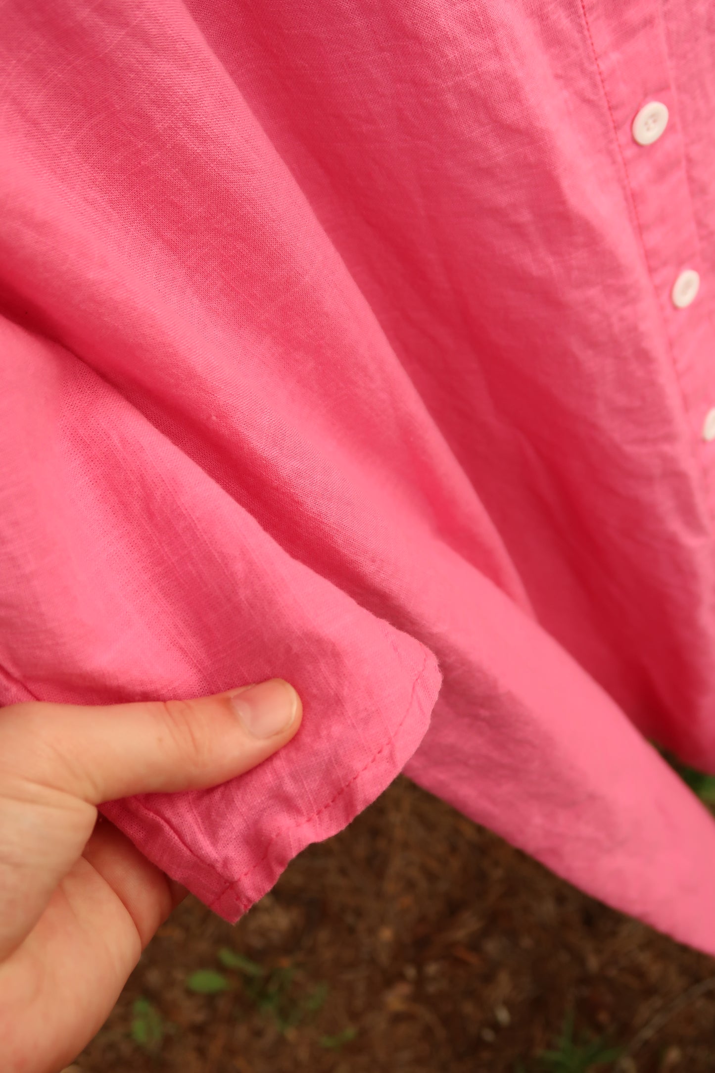 Linen/Cotton Blend Dress (2X)