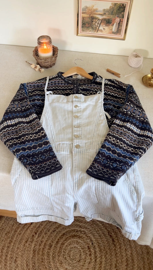 Blue Button Up Sweater (2X)