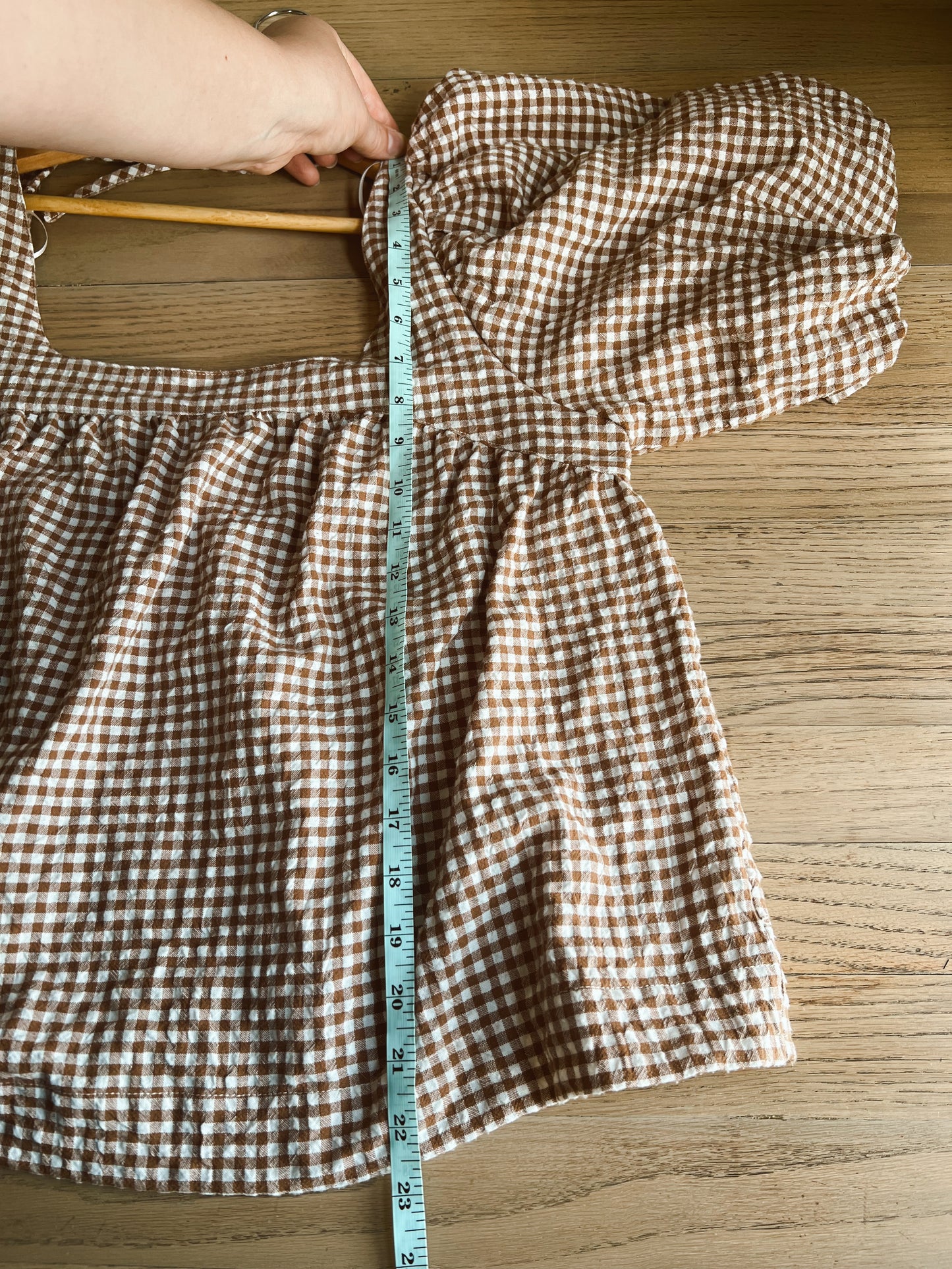 Neuflora Gingham Blouse (L)