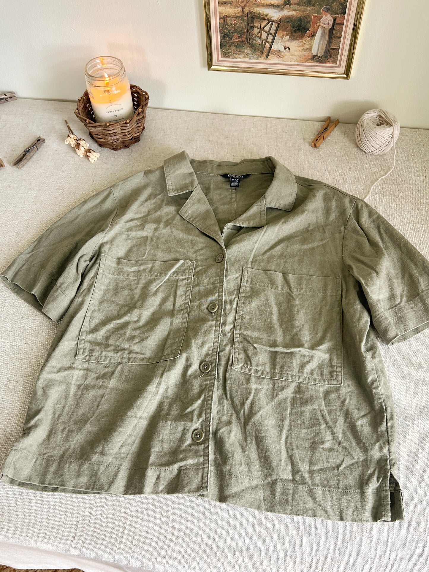 Staple Linen Blouse (S)