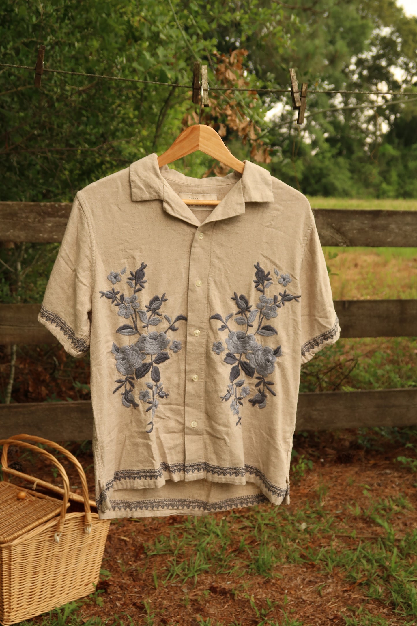 Linen Blend Blouse (XS/S)