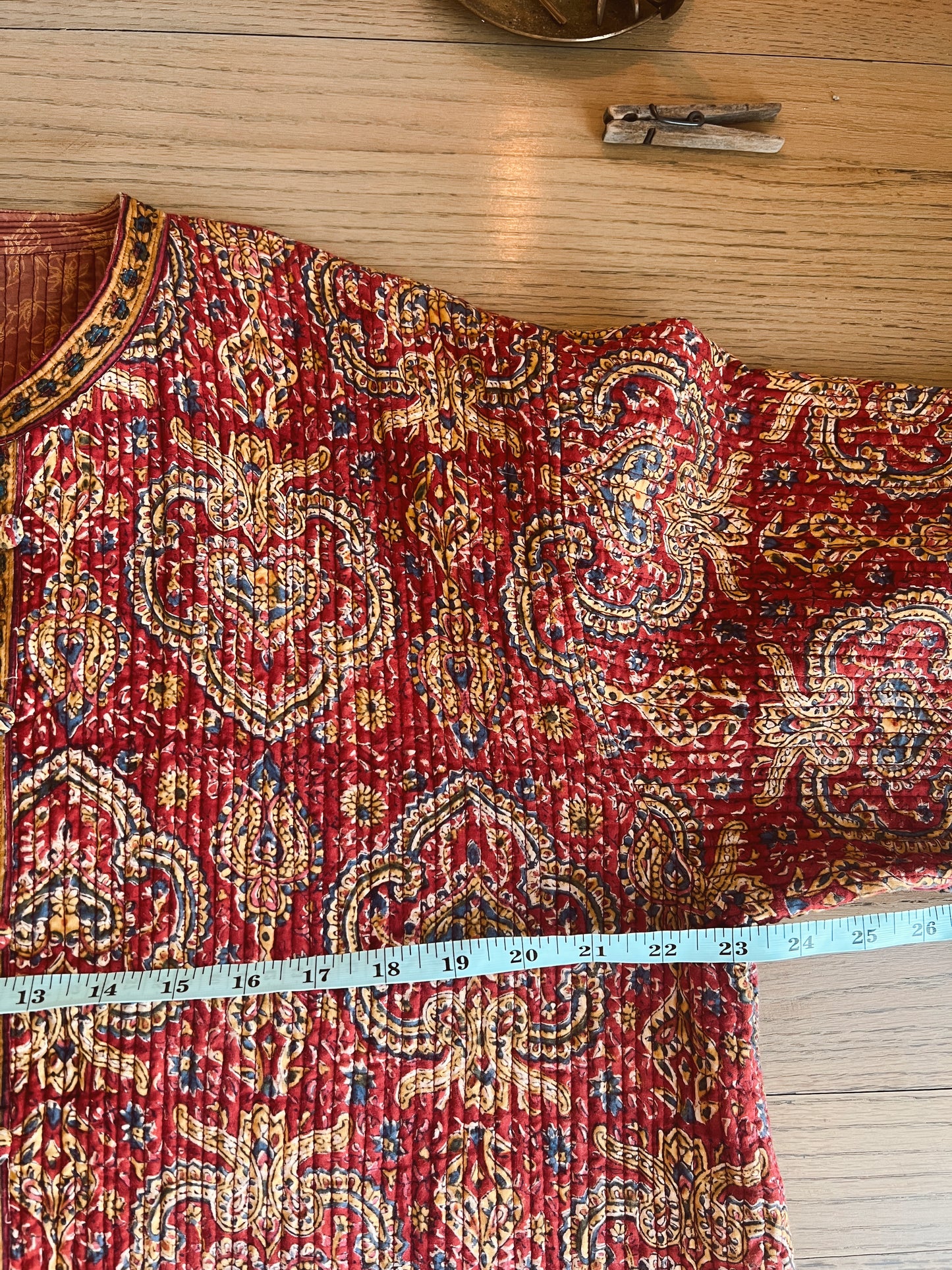Handmade Reversible Quilted Jacket (XL)