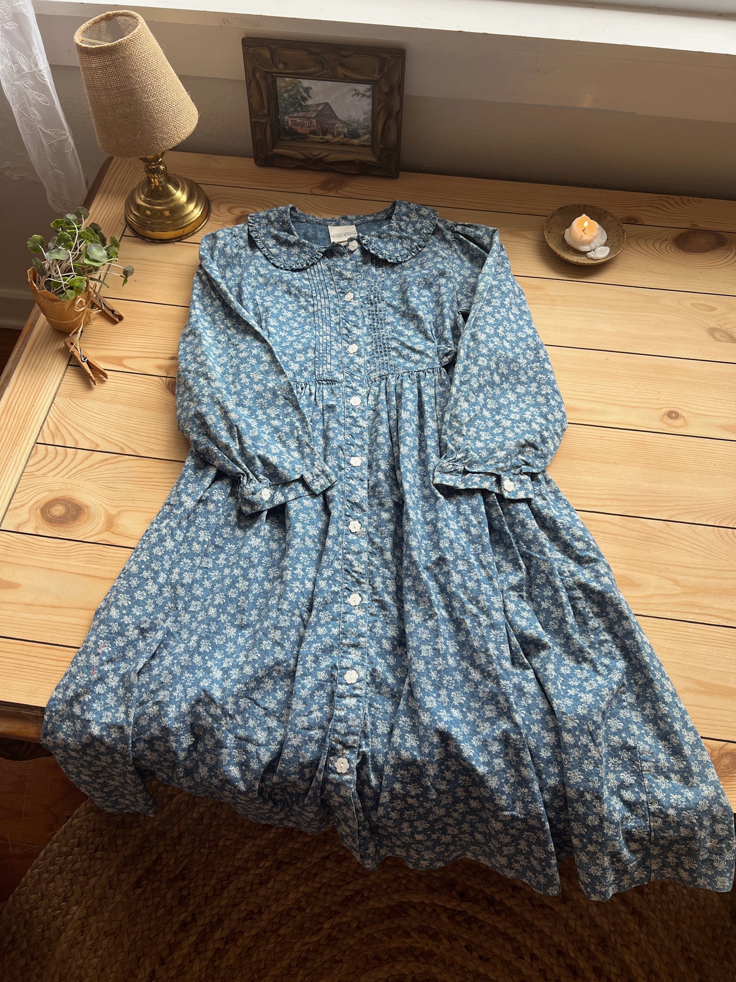 Floral Little Girls Dress (L)