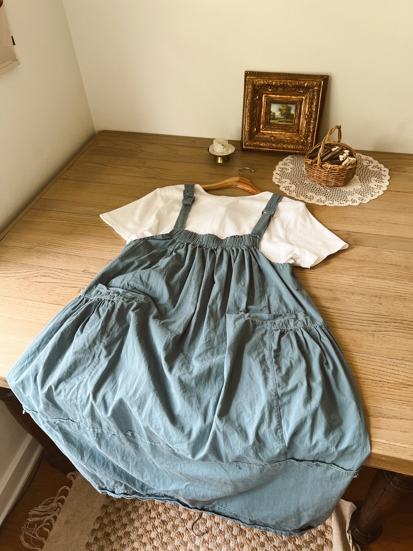 Adorable Dusty Blue Dress (L)
