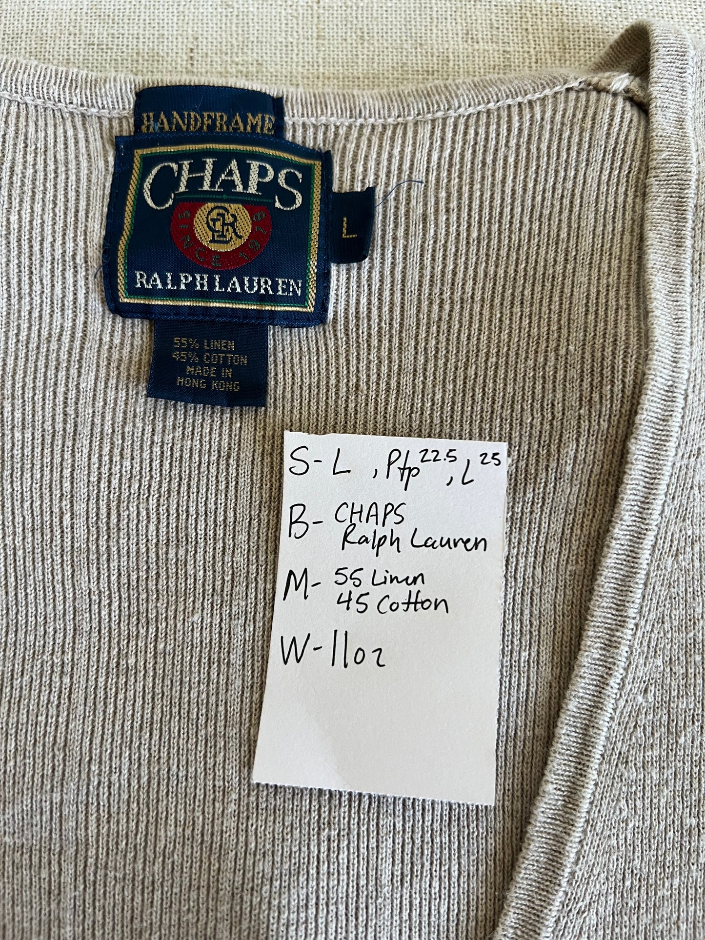 Vtg Ralph Lauren Sweater Vest (L)