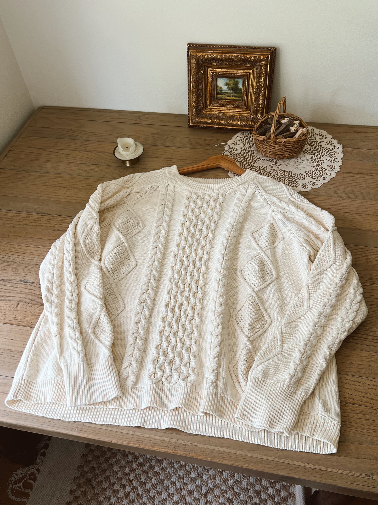 Neuflora Cable Knit Sweater (XL)