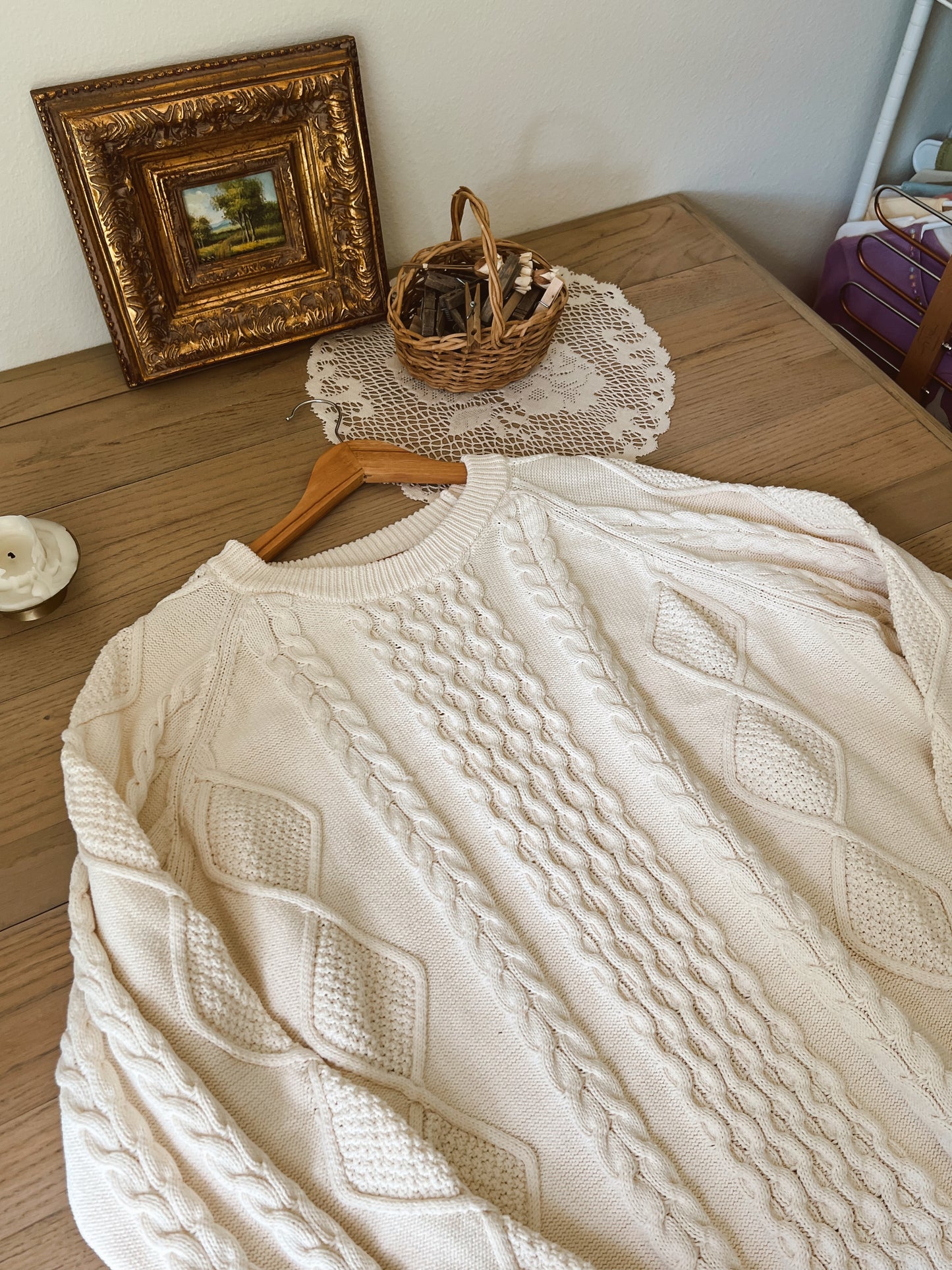 Neuflora Cable Knit Sweater (XL)