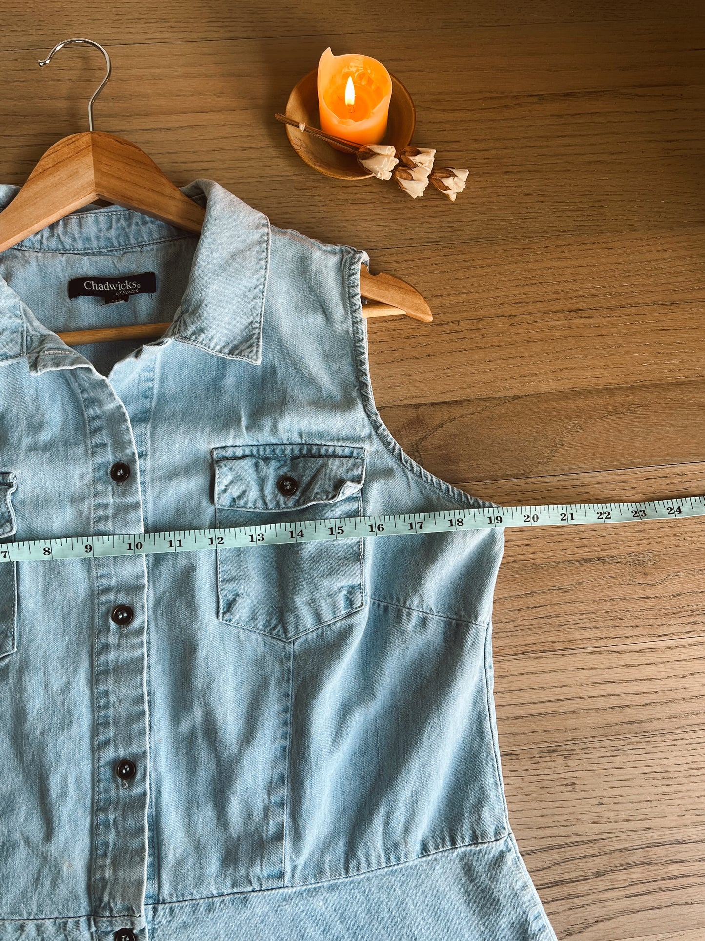 Light Wash Denim Dress (14T)