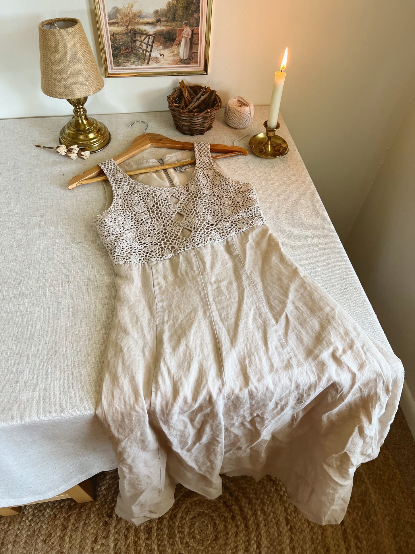 Vintage Linen Dress (4)