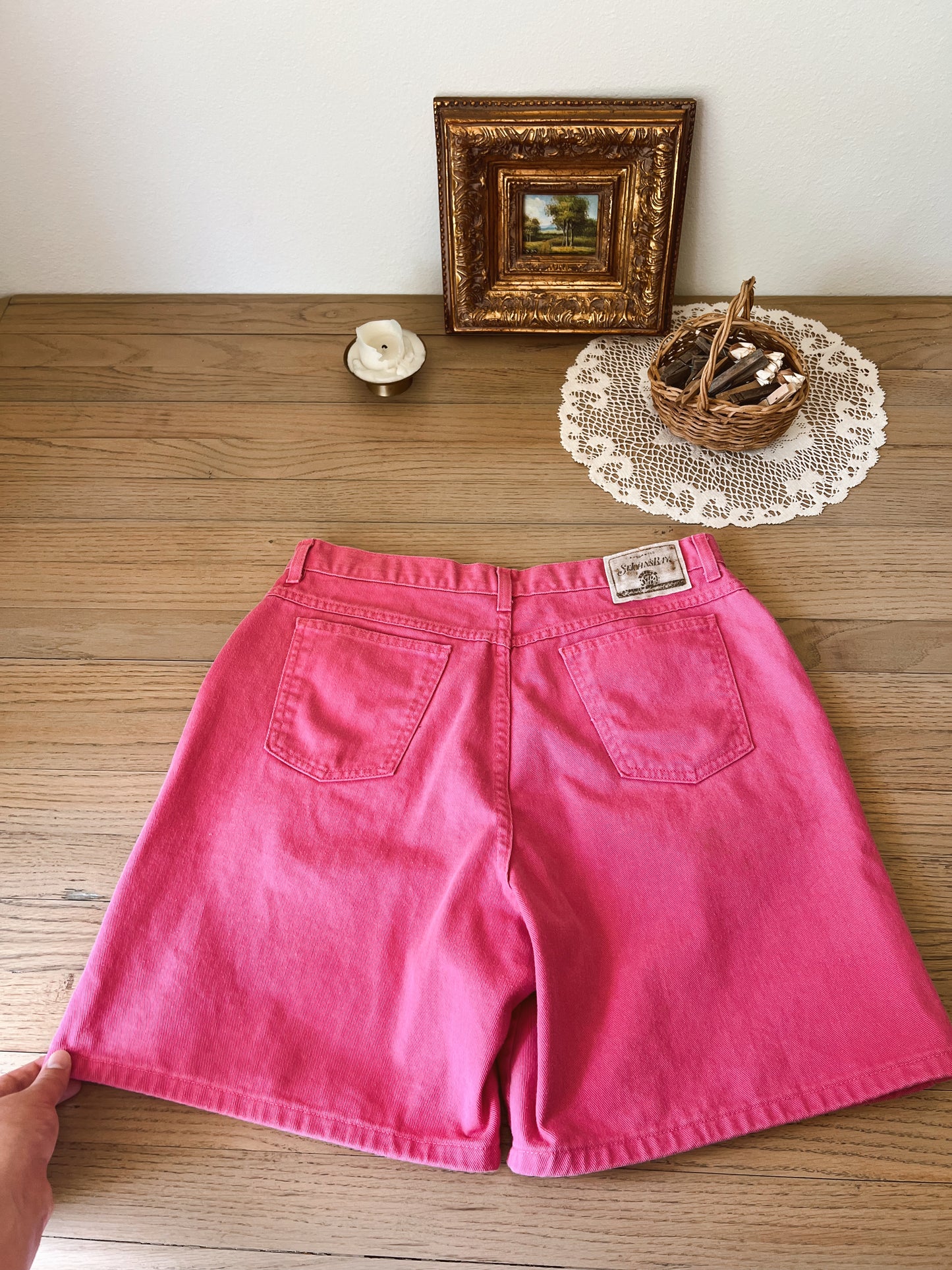 Vtg Denim Shorts (32”W)