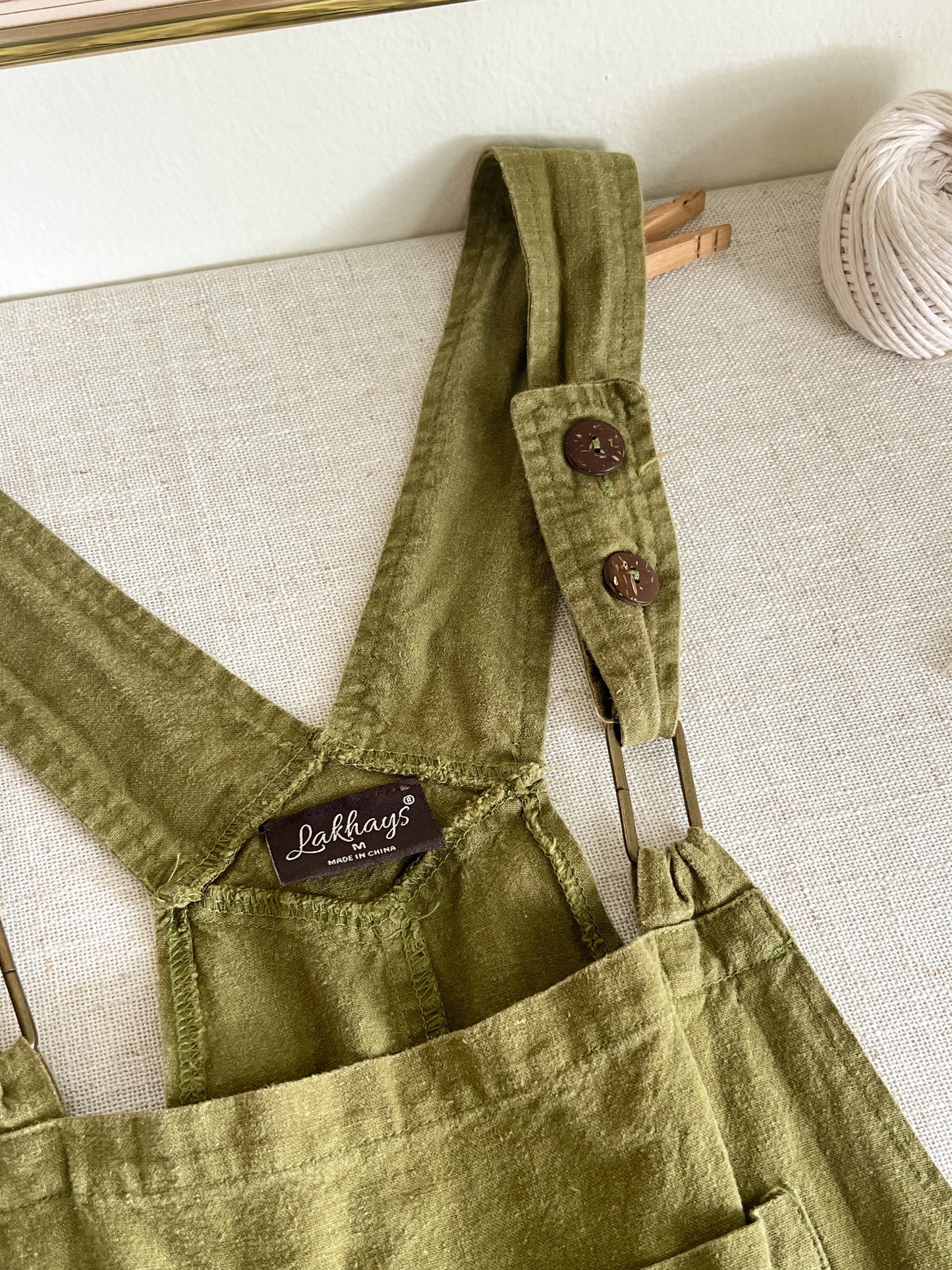 Linen/Cotton Romper (M)