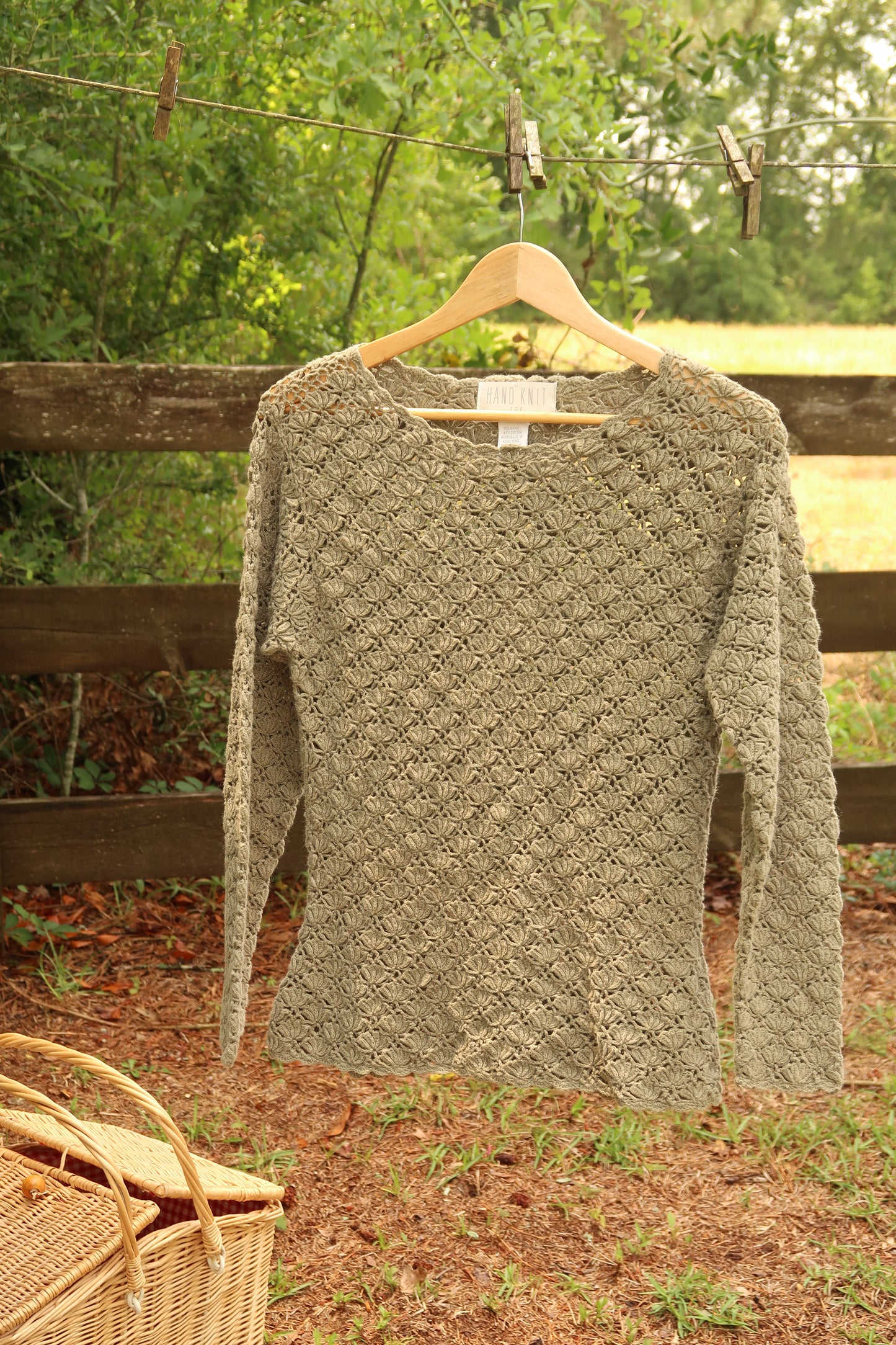 Vintage Knit Blouse (XS/M)