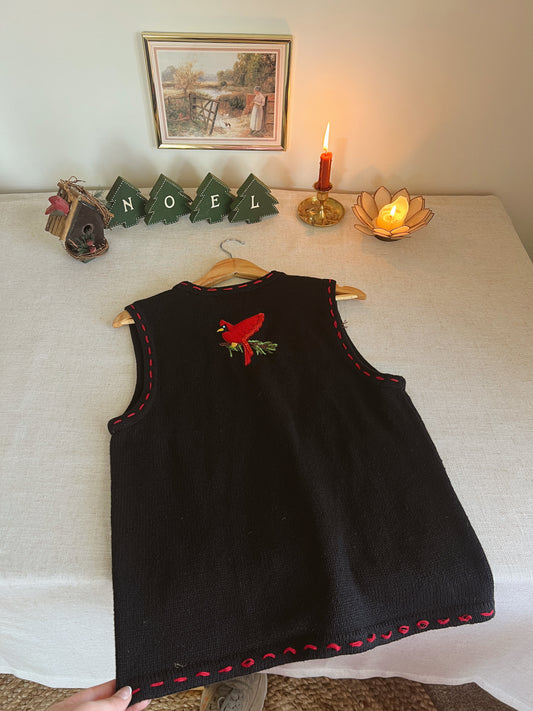 Vtg Christmas Vest (M)