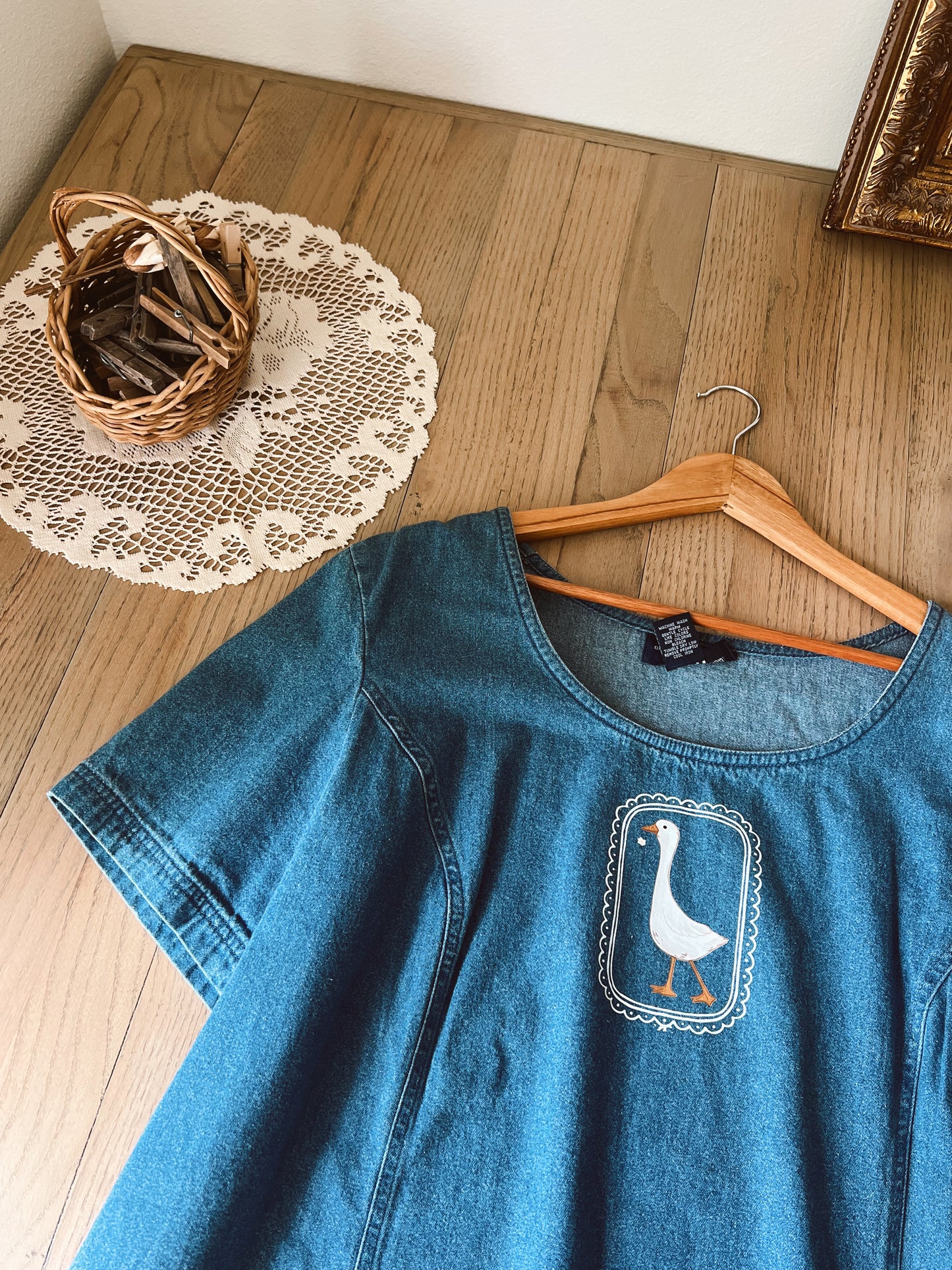 Vintage Denim Duck Dress (20W)