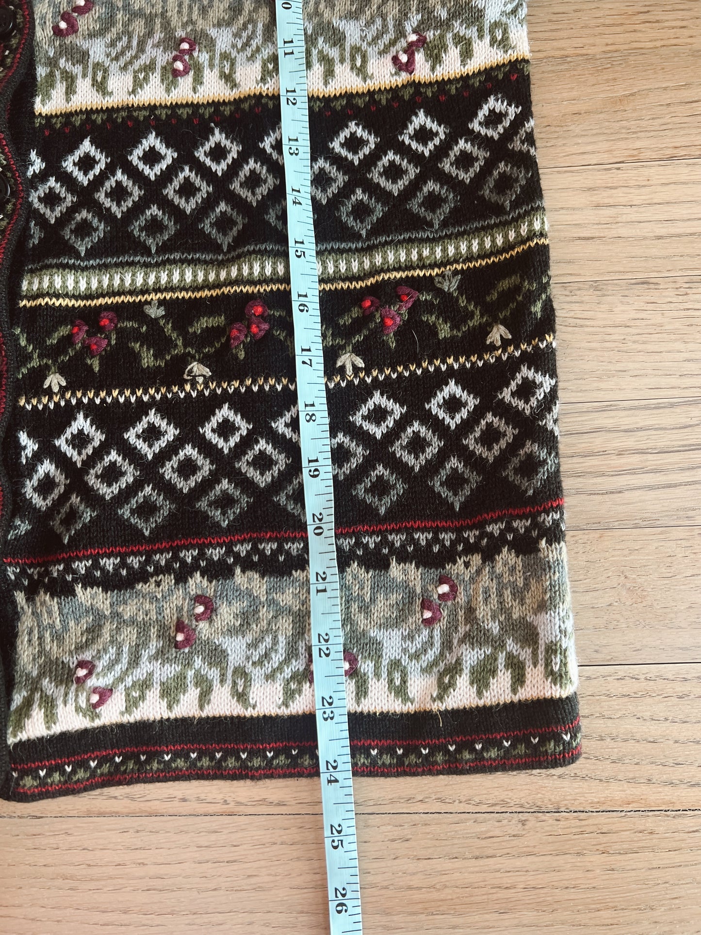 Vintage Knit Cardigan (XL)