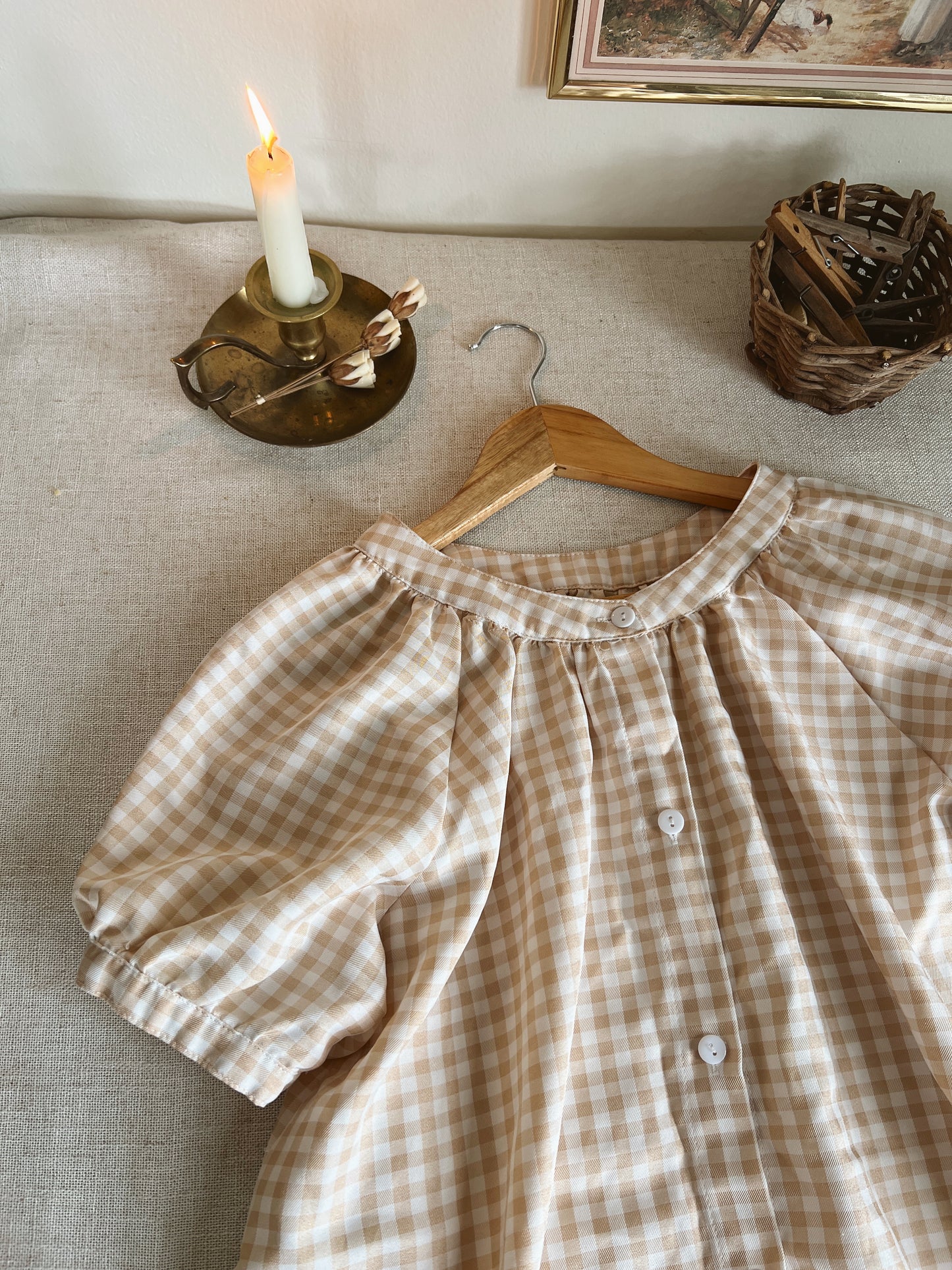 Gingham Blouse (M)