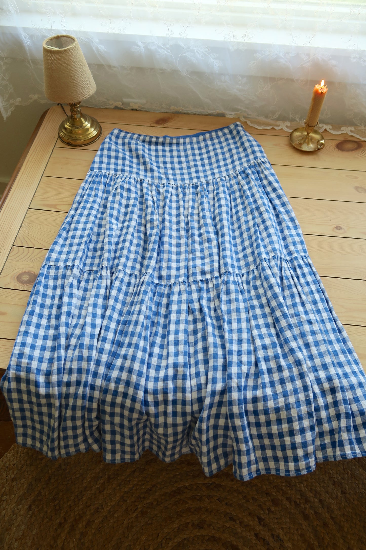 100% Linen Ralph Lauren Skirt (6)